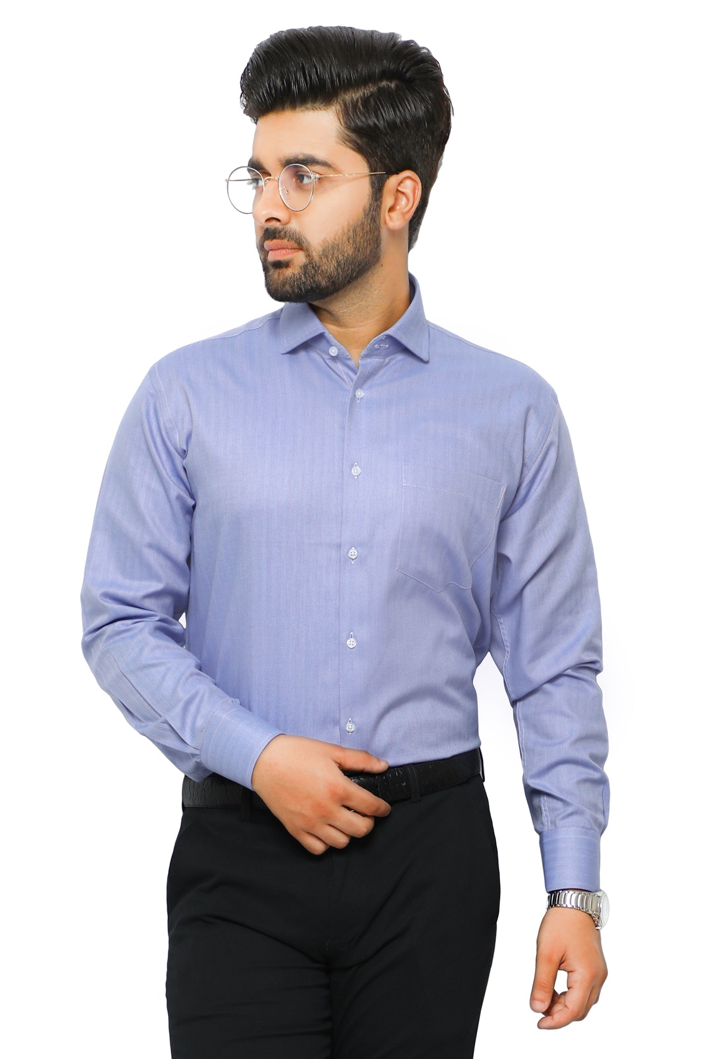 Formal Man Shirt in Blue AB19371 - Diners