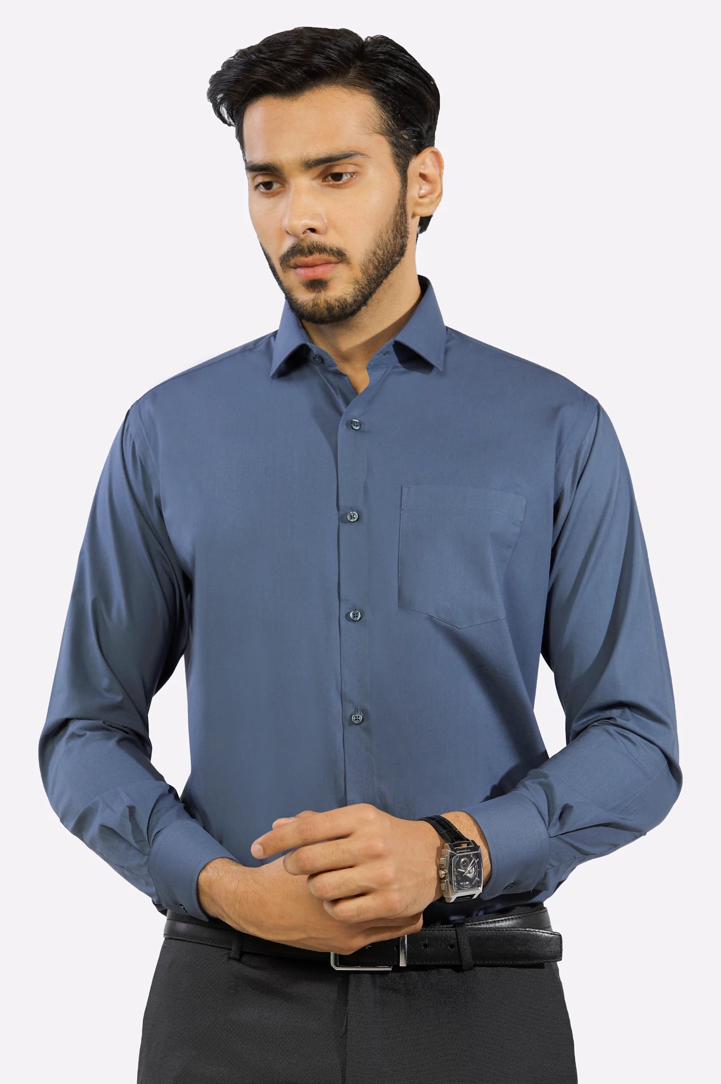 Dark Grey Formal Shirt