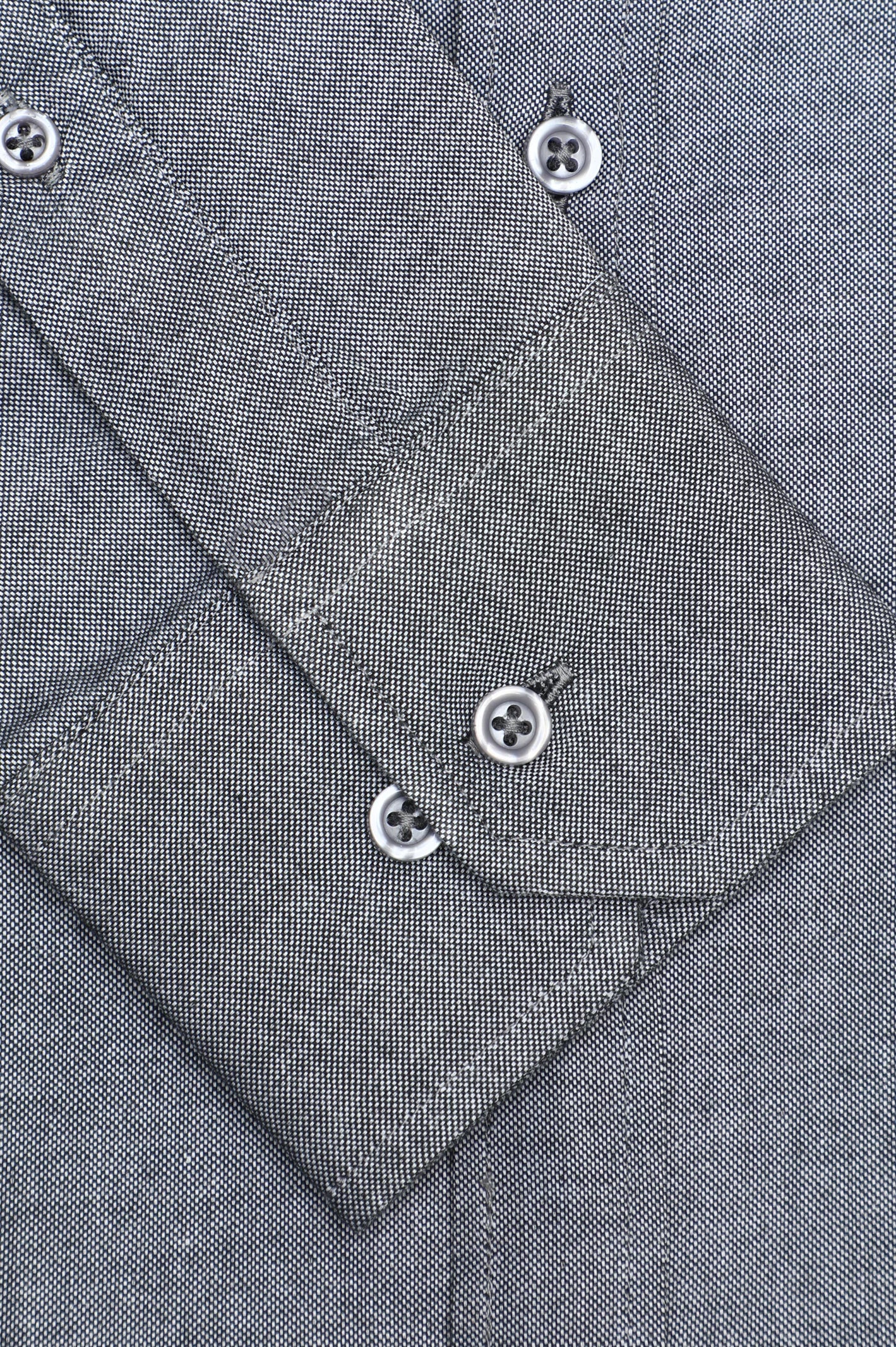 Black Textured Casual Shirt