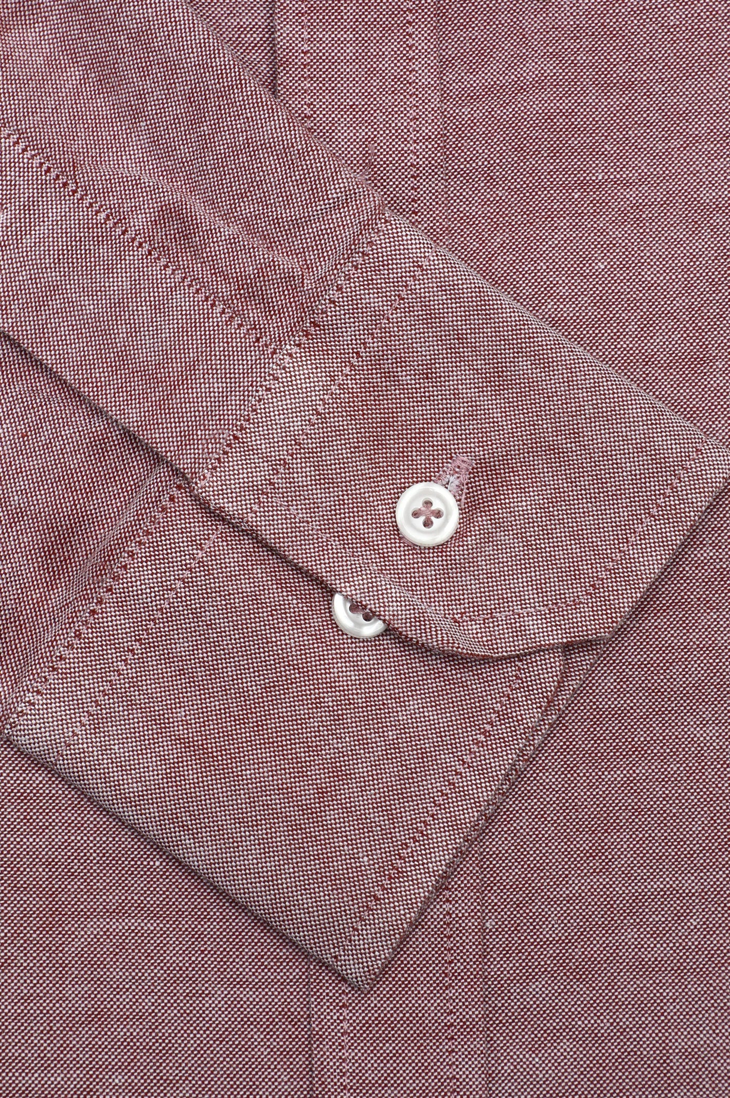 Maroon Self Textured Casual Shirt