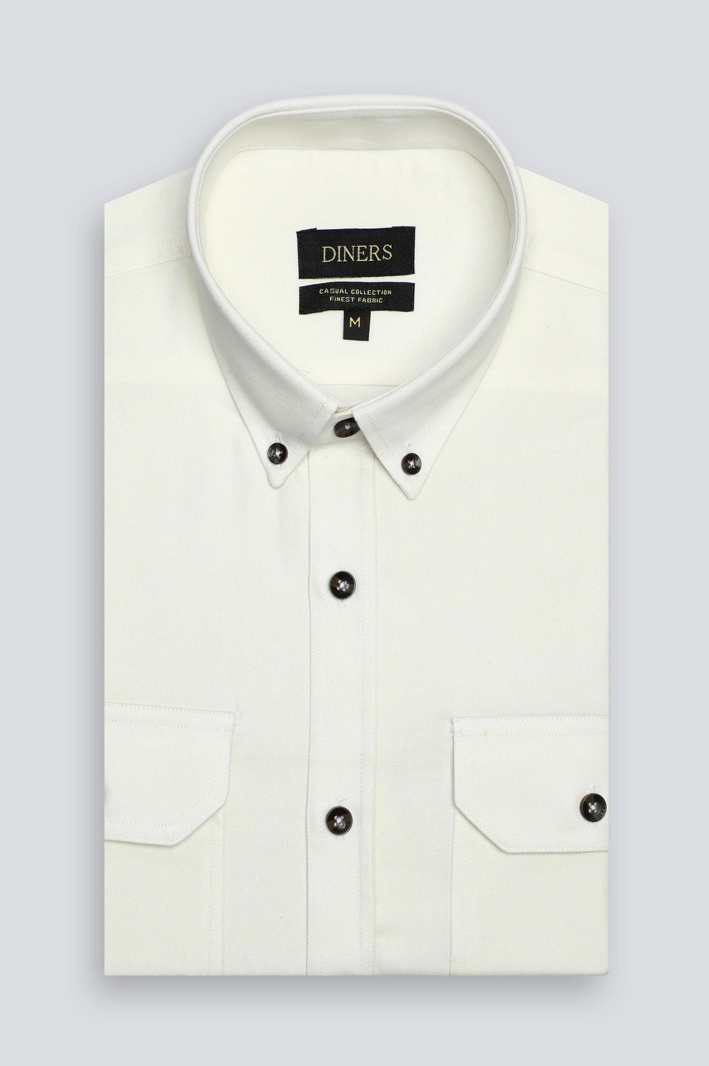 White Plain Casual Shirt