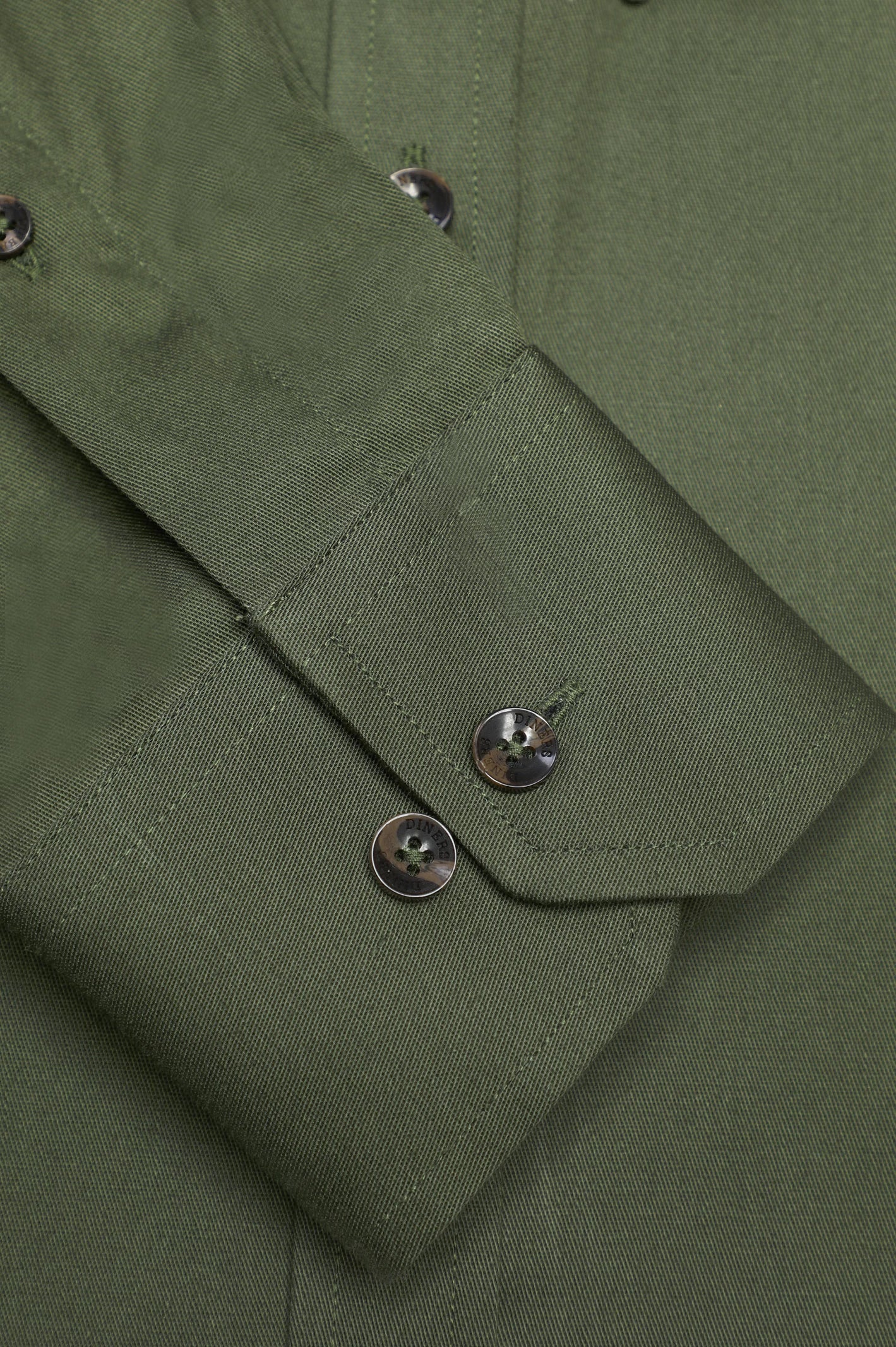 Olive Plain Casual Shirt