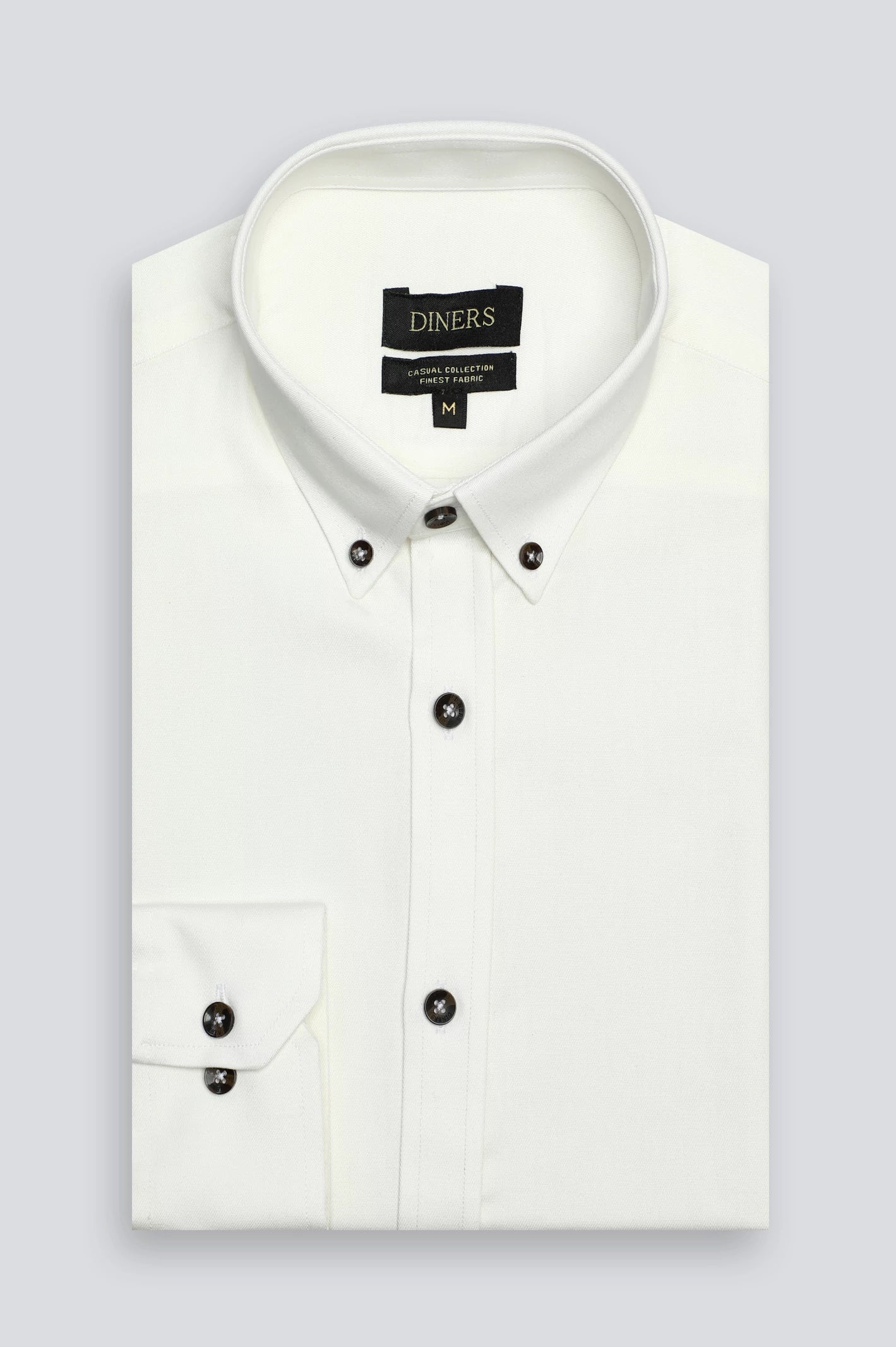 White Plain Casual Shirt