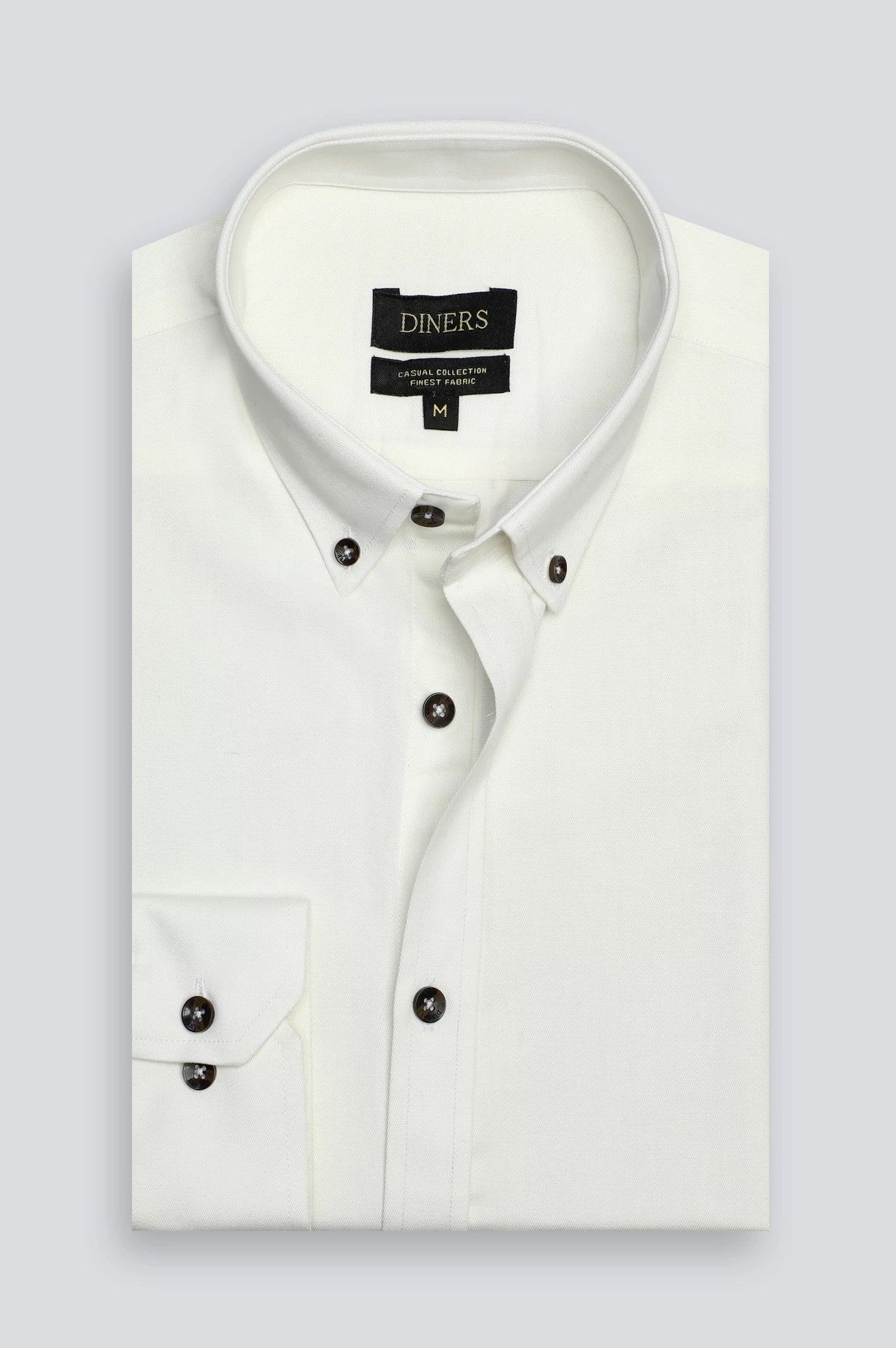 White Plain Casual Shirt