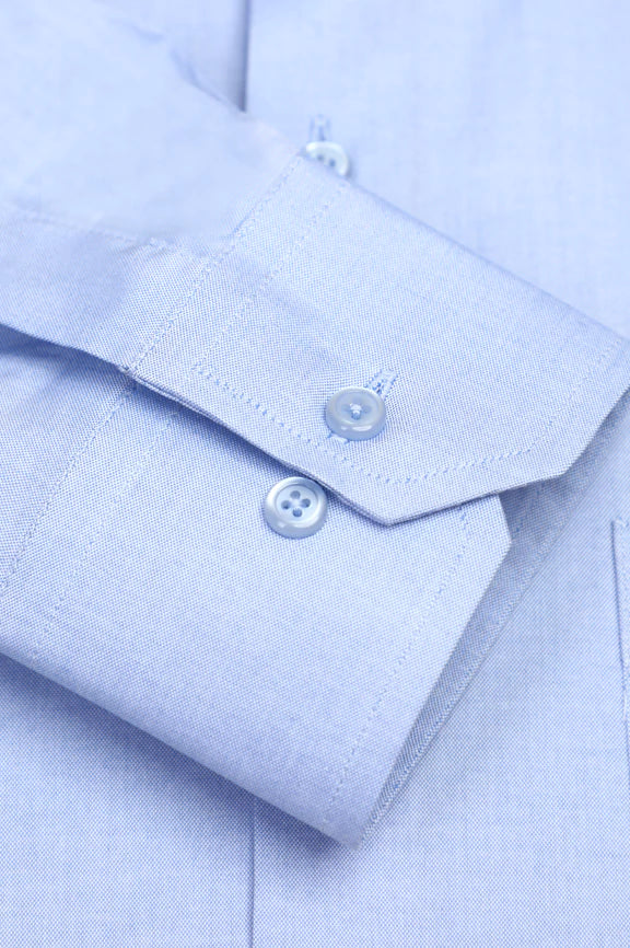 Blue Self Formal Autograph Shirt
