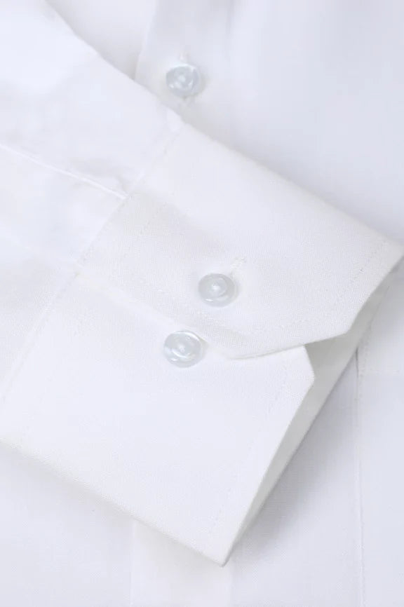 White Self Texture Formal Autograph Shirt
