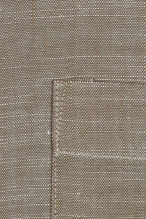 Brown Formal Autograph Linen Shirt