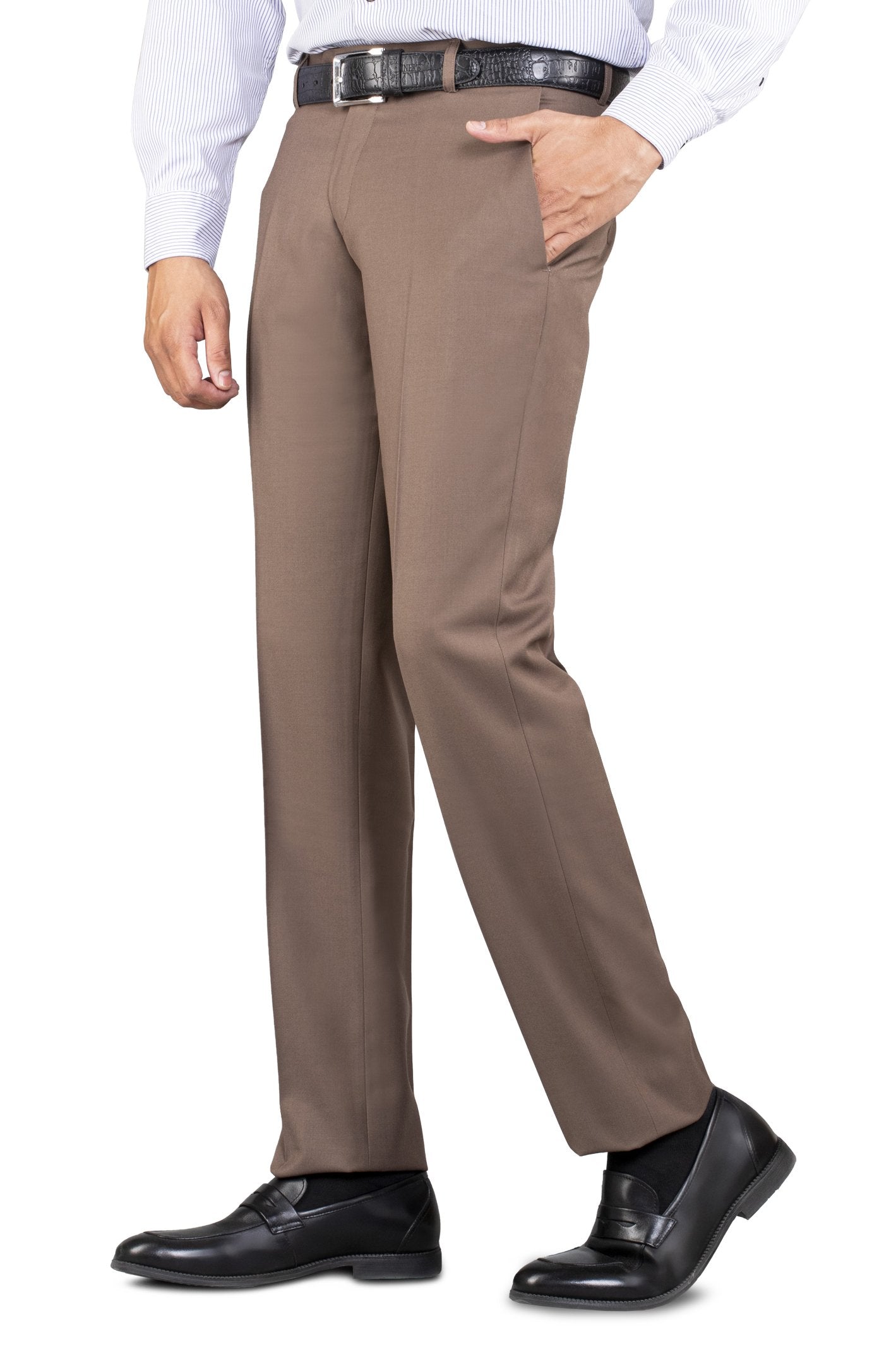 Formal Trouser for Men In Olive SKU: BA2334-Olive - Diners