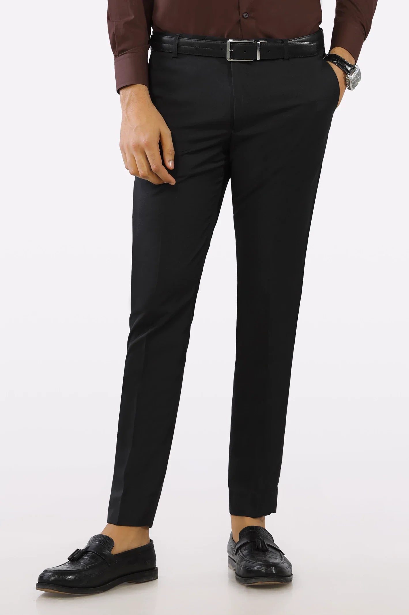 Dark Grey Slim Fit Trouser