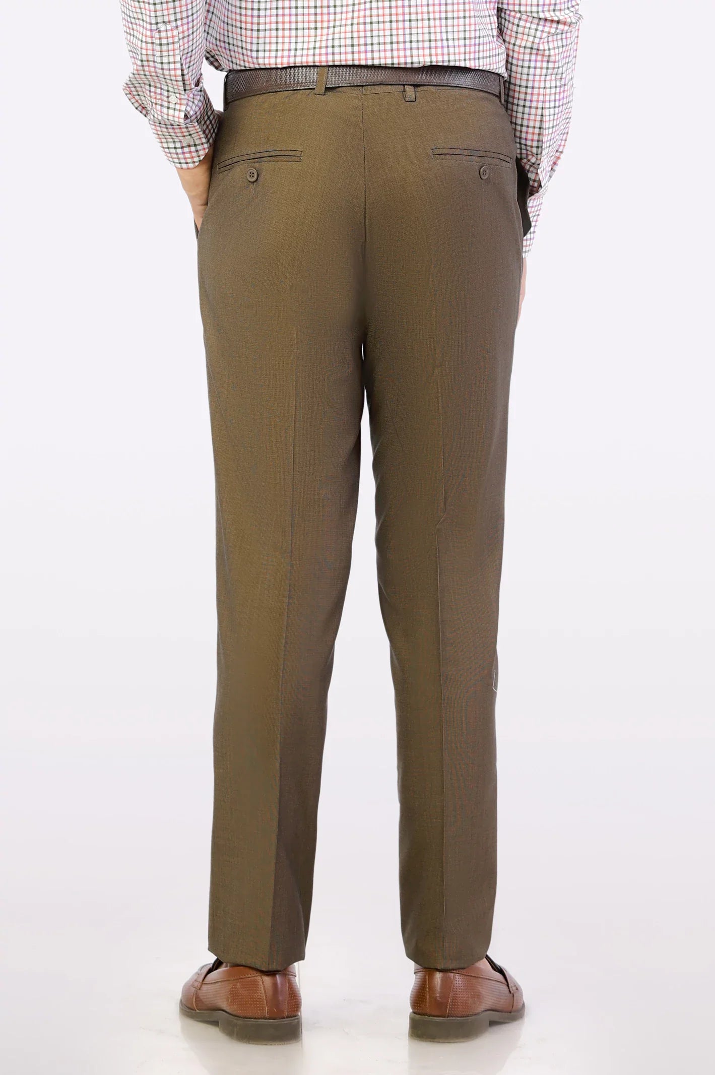 Brown Regular Fit Trouser