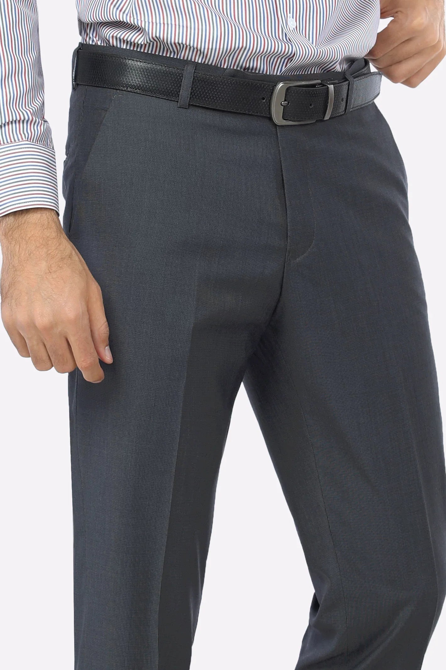 Grey Regular Fit Trouser