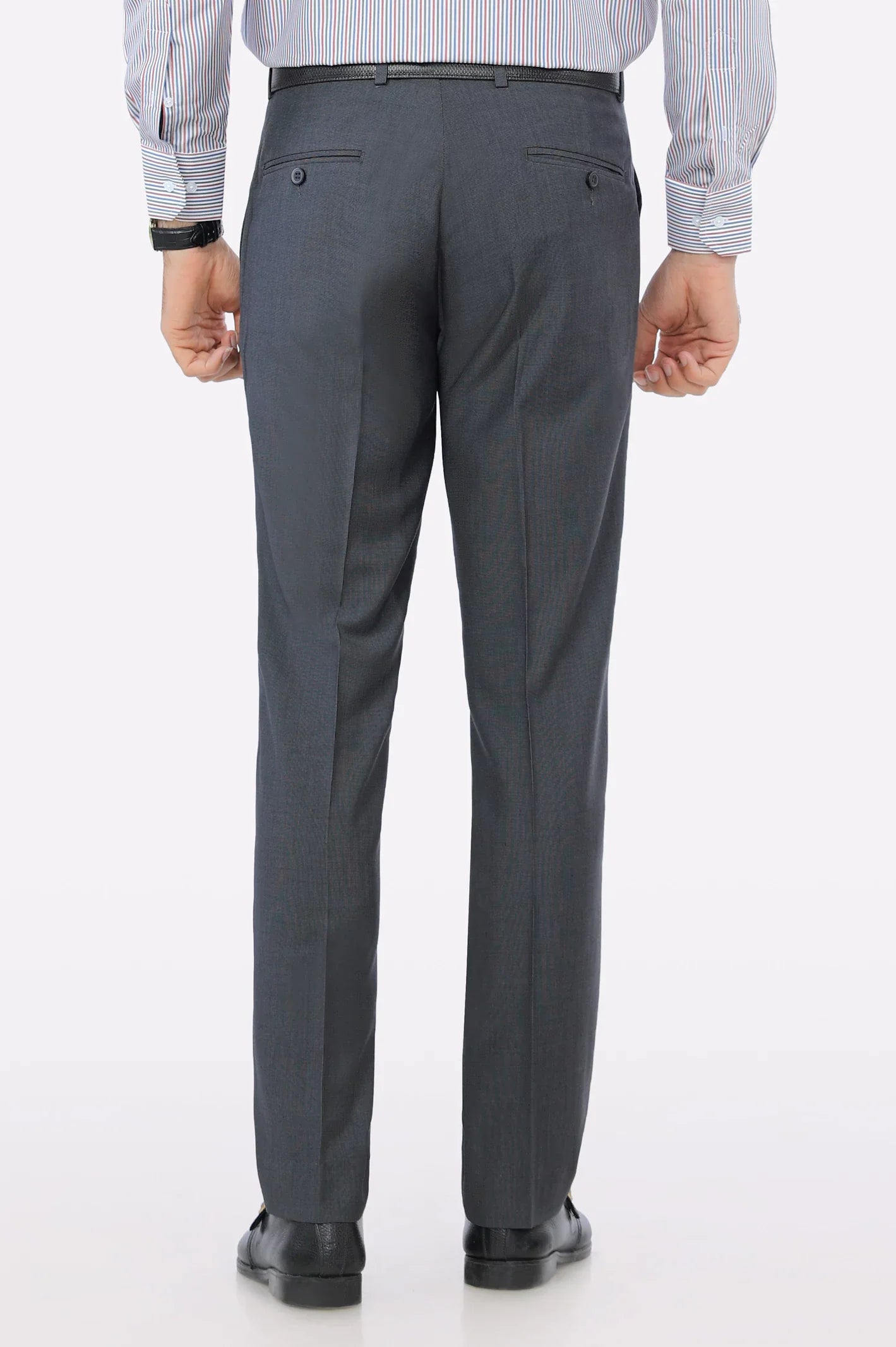 Grey Regular Fit Trouser