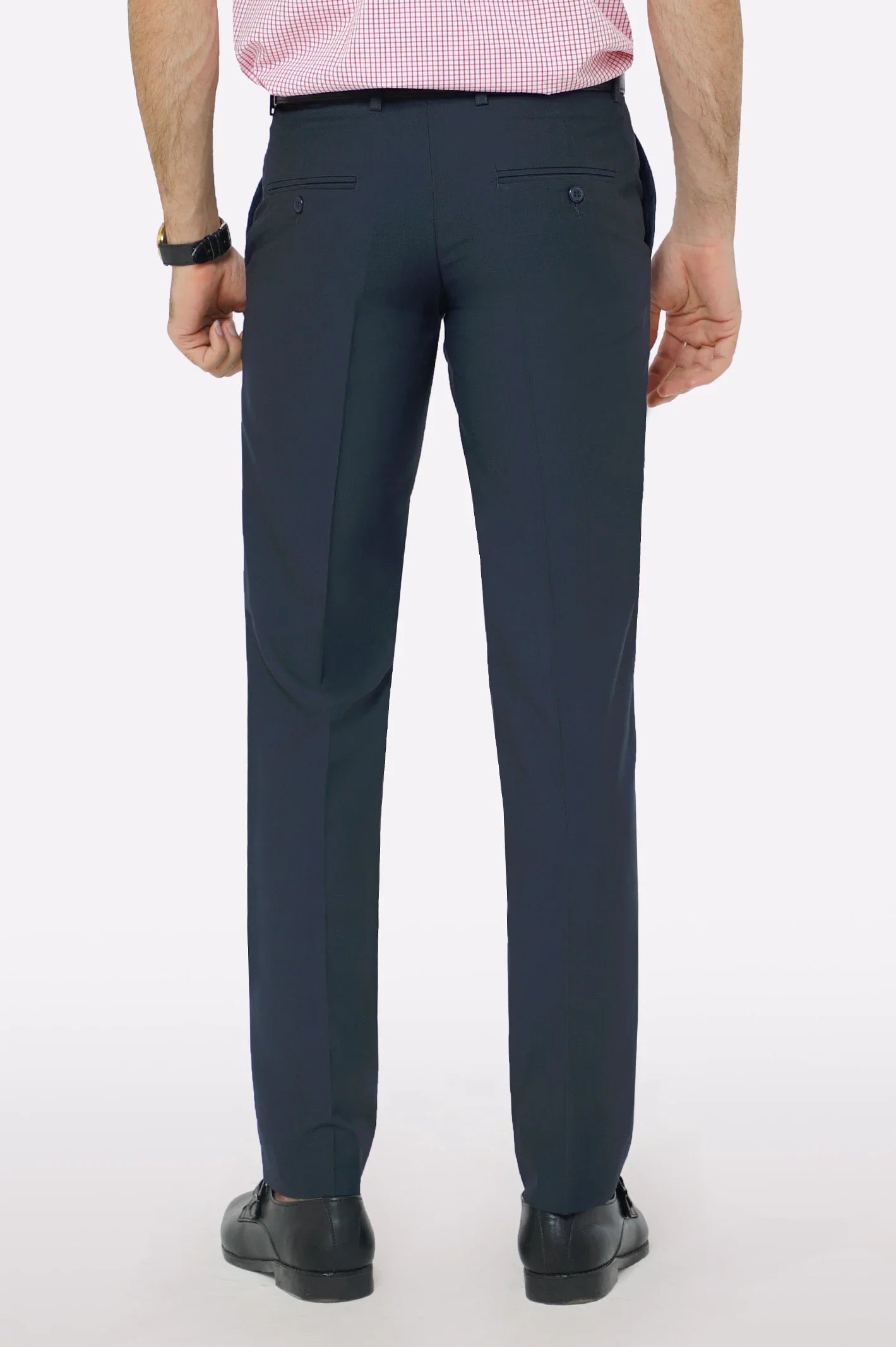 Dark Grey Smart Fit Formal Trouser