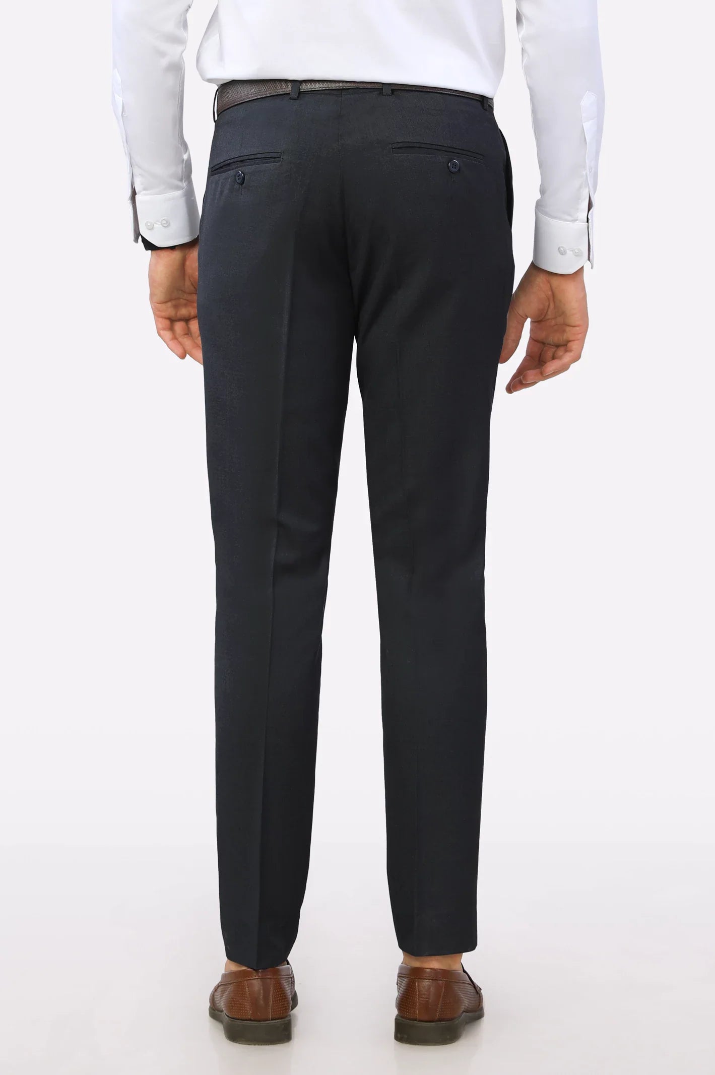 Dark Grey Slim Fit Formal Trouser