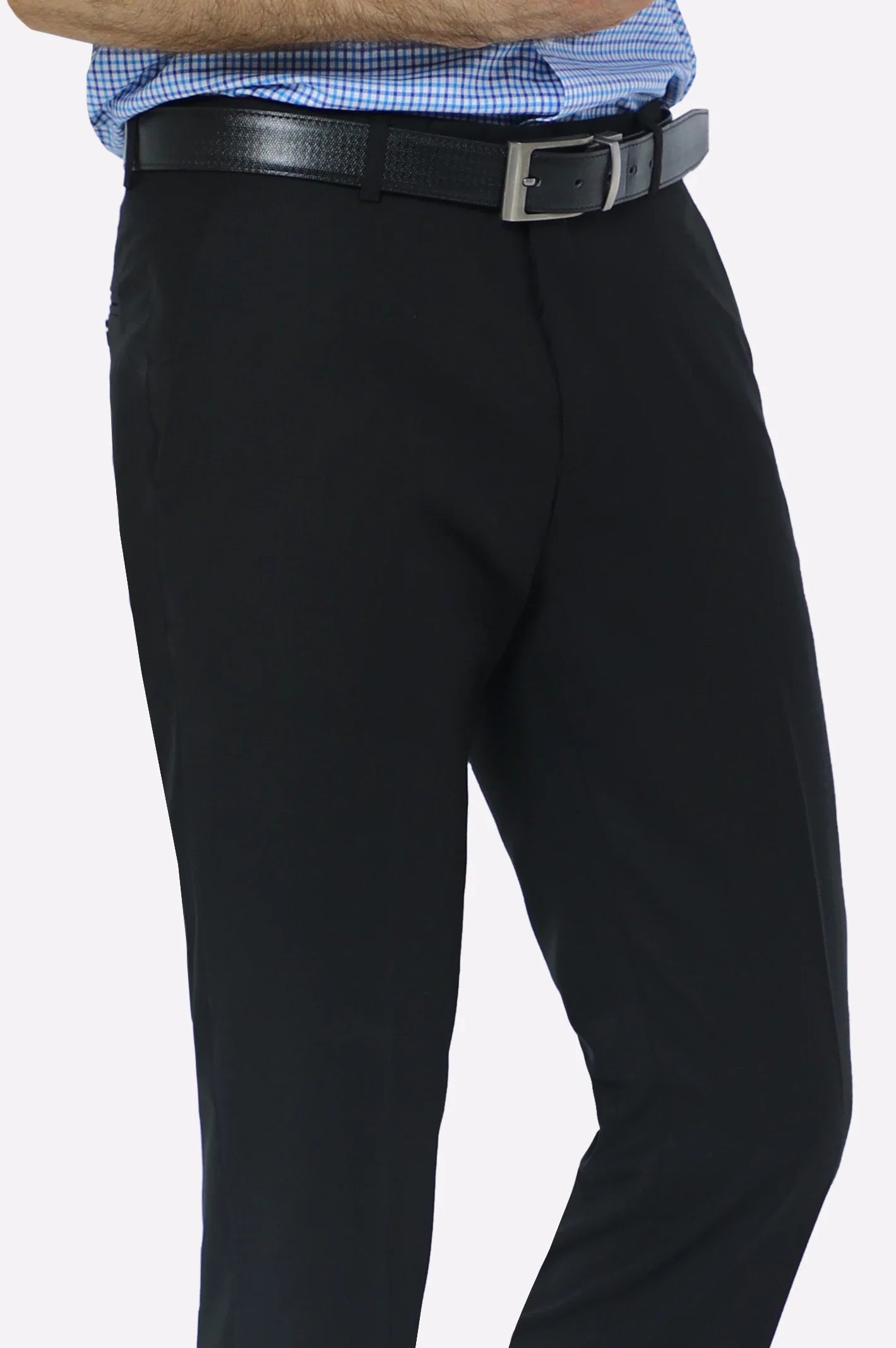 Black Regular Fit Formal Trouser