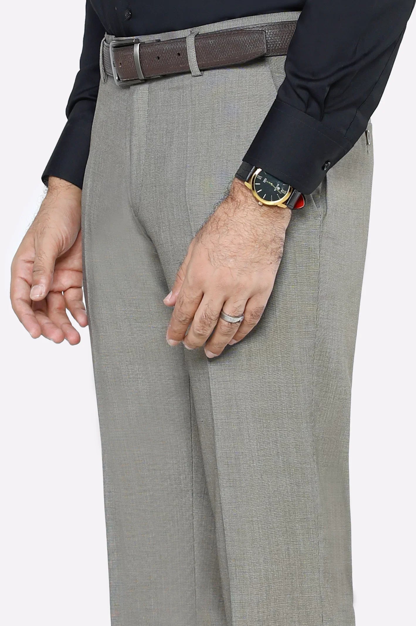 Fawn Smart Fit Formal Trouser