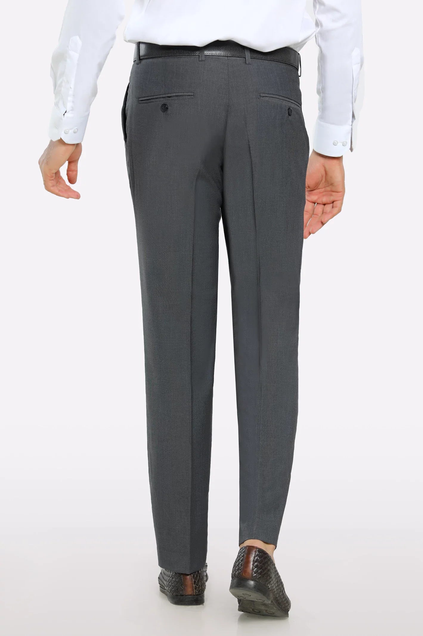 Grey Smart Fit Formal Trouser