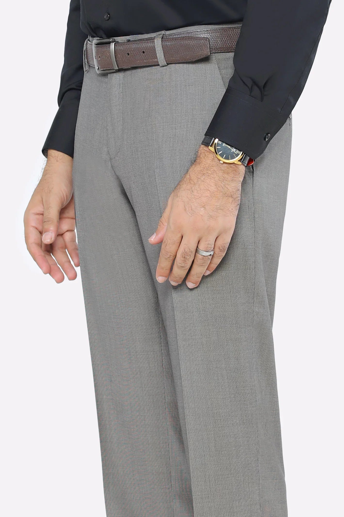 Light Brown Smart Fit Formal Trouser