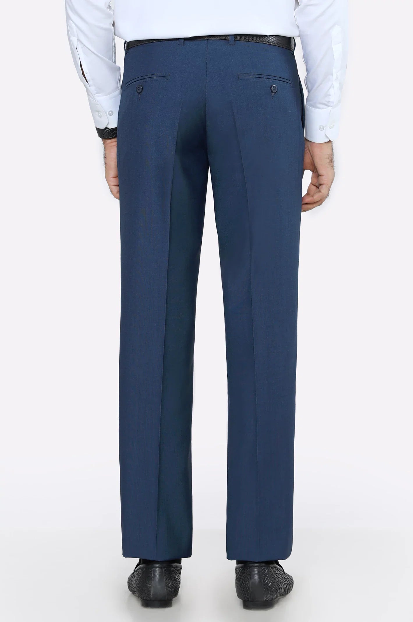 Royal Blue Smart Fit Formal Trouser