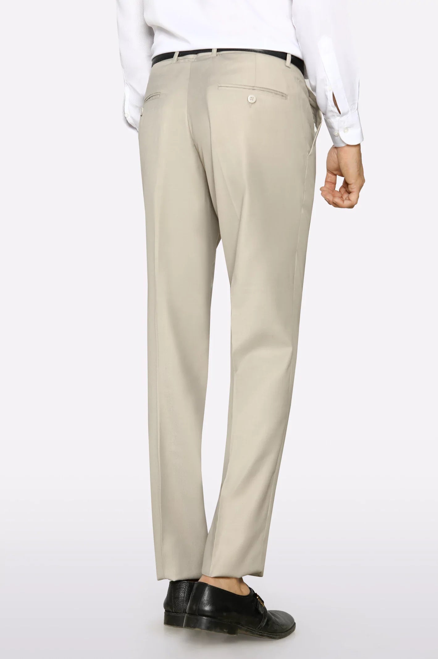 Fawn Regular Fit Formal Trouser