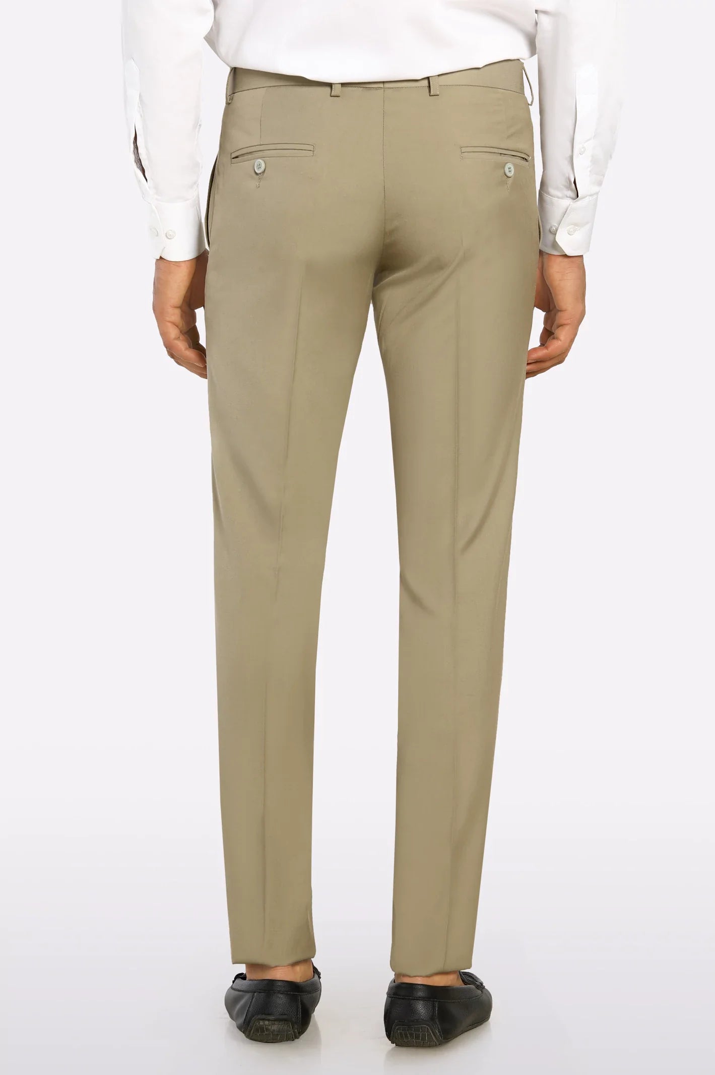 Fawn Slim Fit Formal Trouser