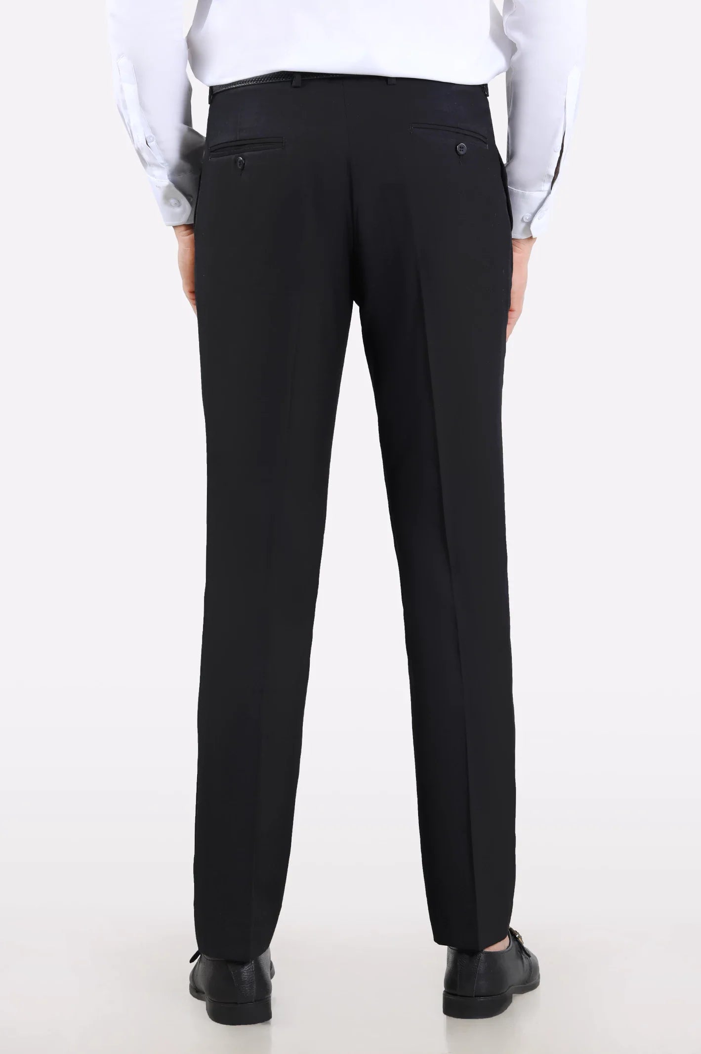 Black Regular Fit Formal Trouser