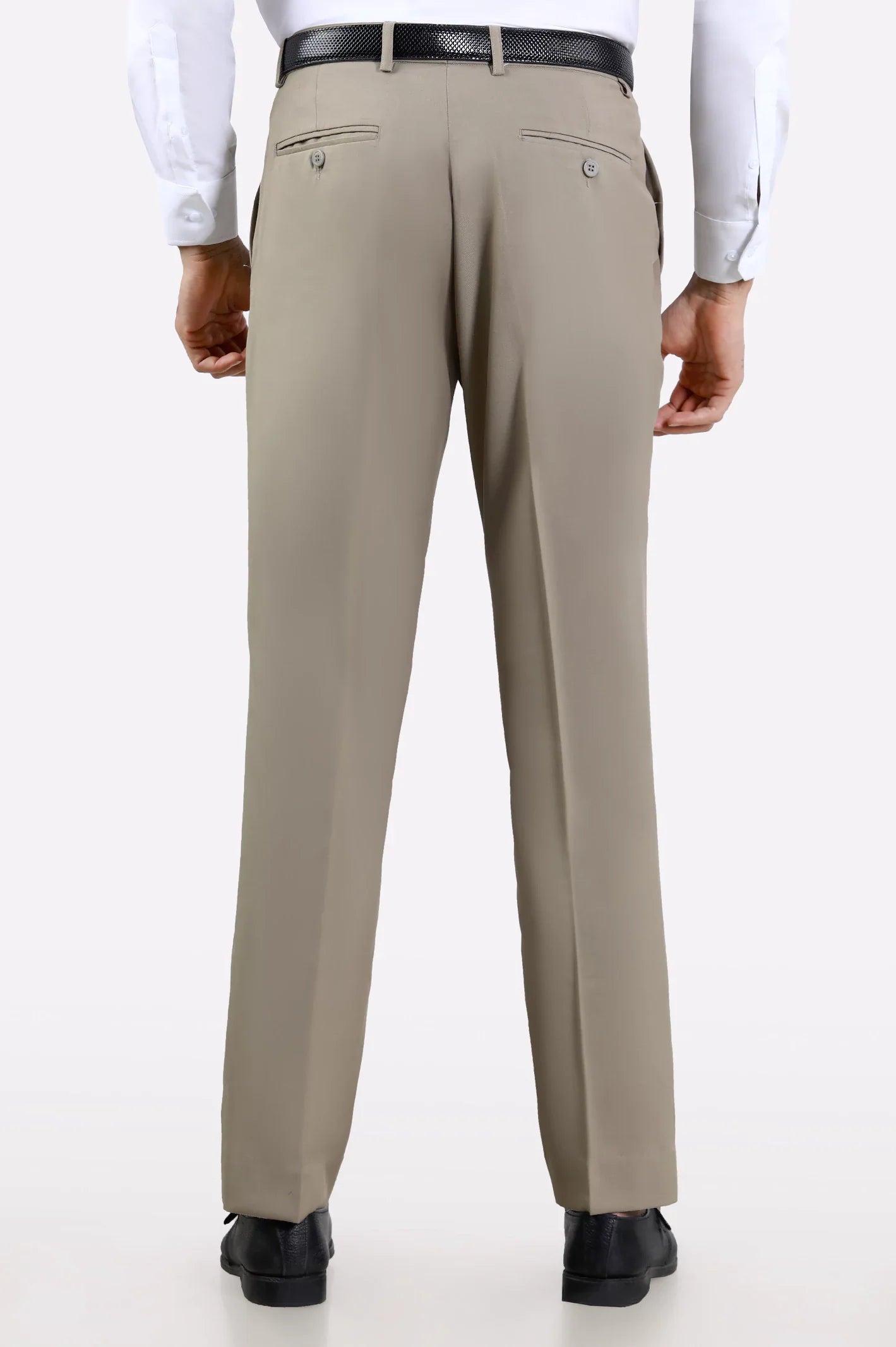 Fawn Regular Fit Formal Trouser