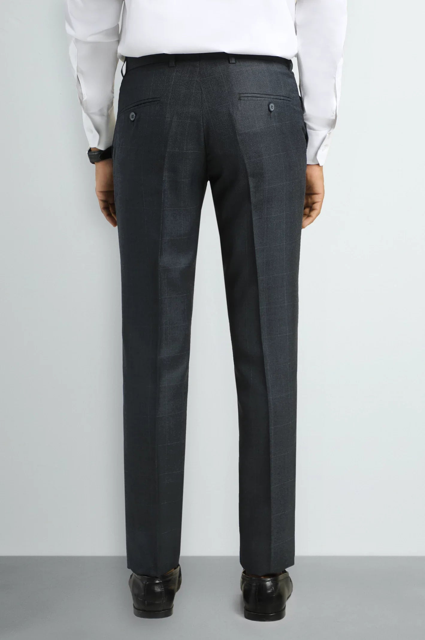 Dark Grey Slim Fit Formal Trouser