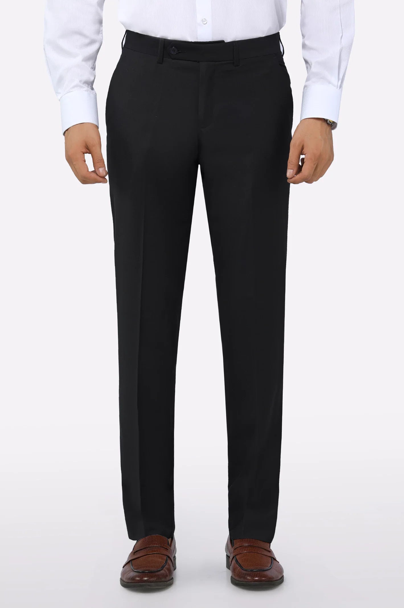Black Smart Fit Formal Trouser