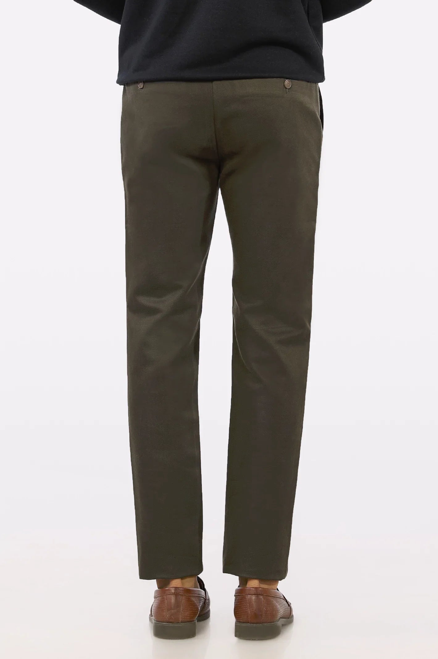 Green Smart Fit Cotton Chino From Diners