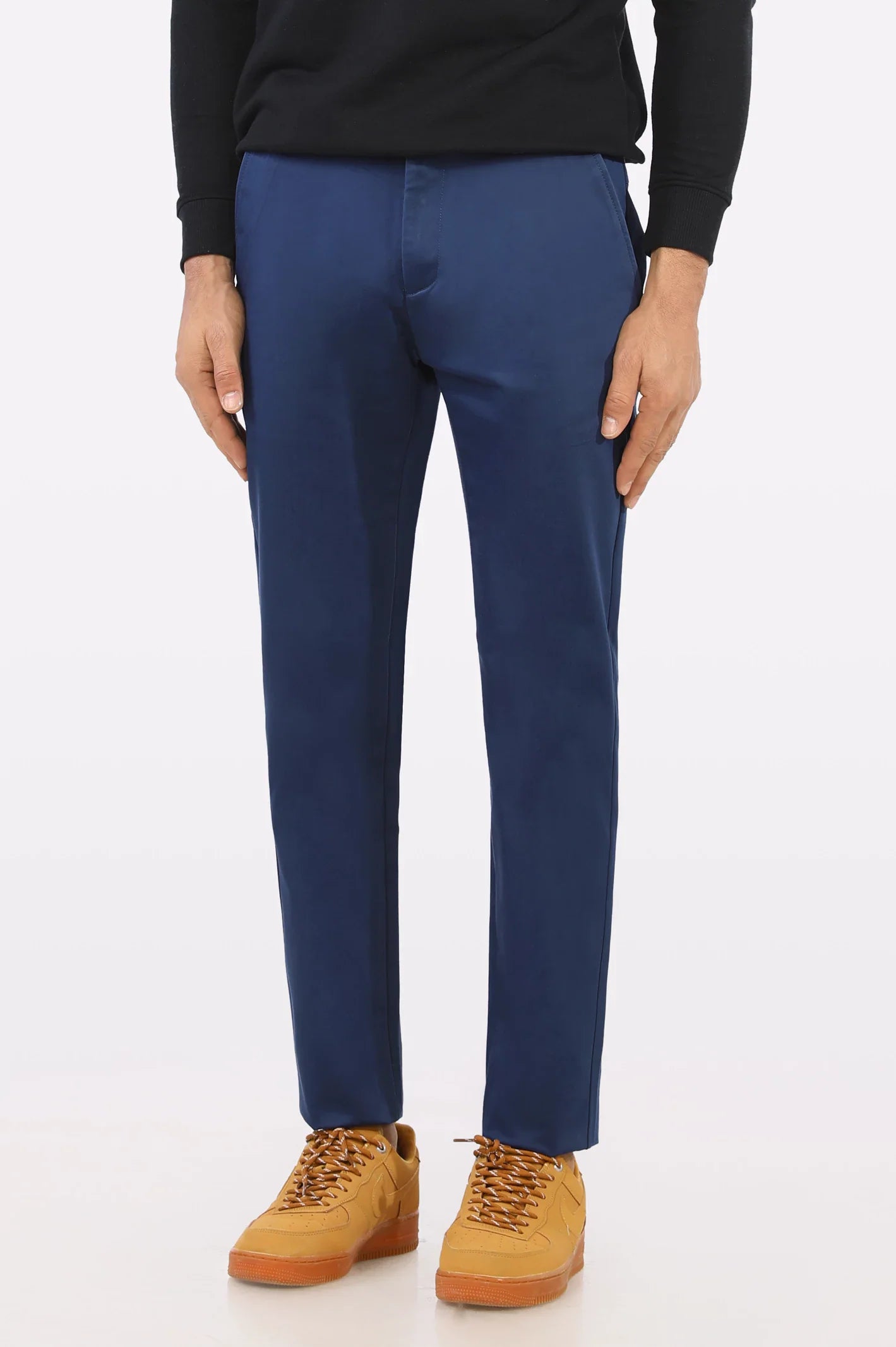 Royal Blue Smart Fit Cotton Chino