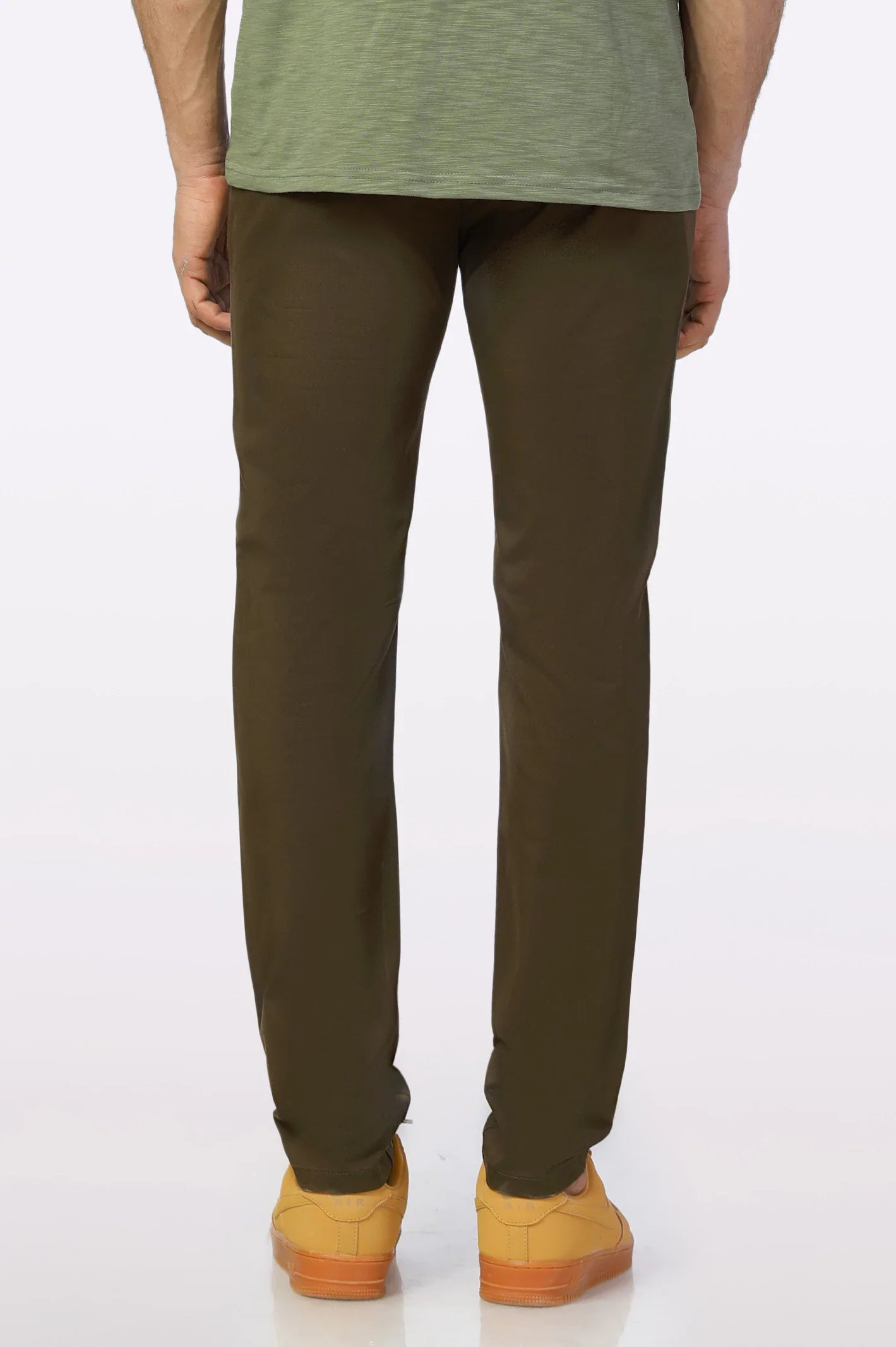 Dark Brown Smart Fit Cotton Chino