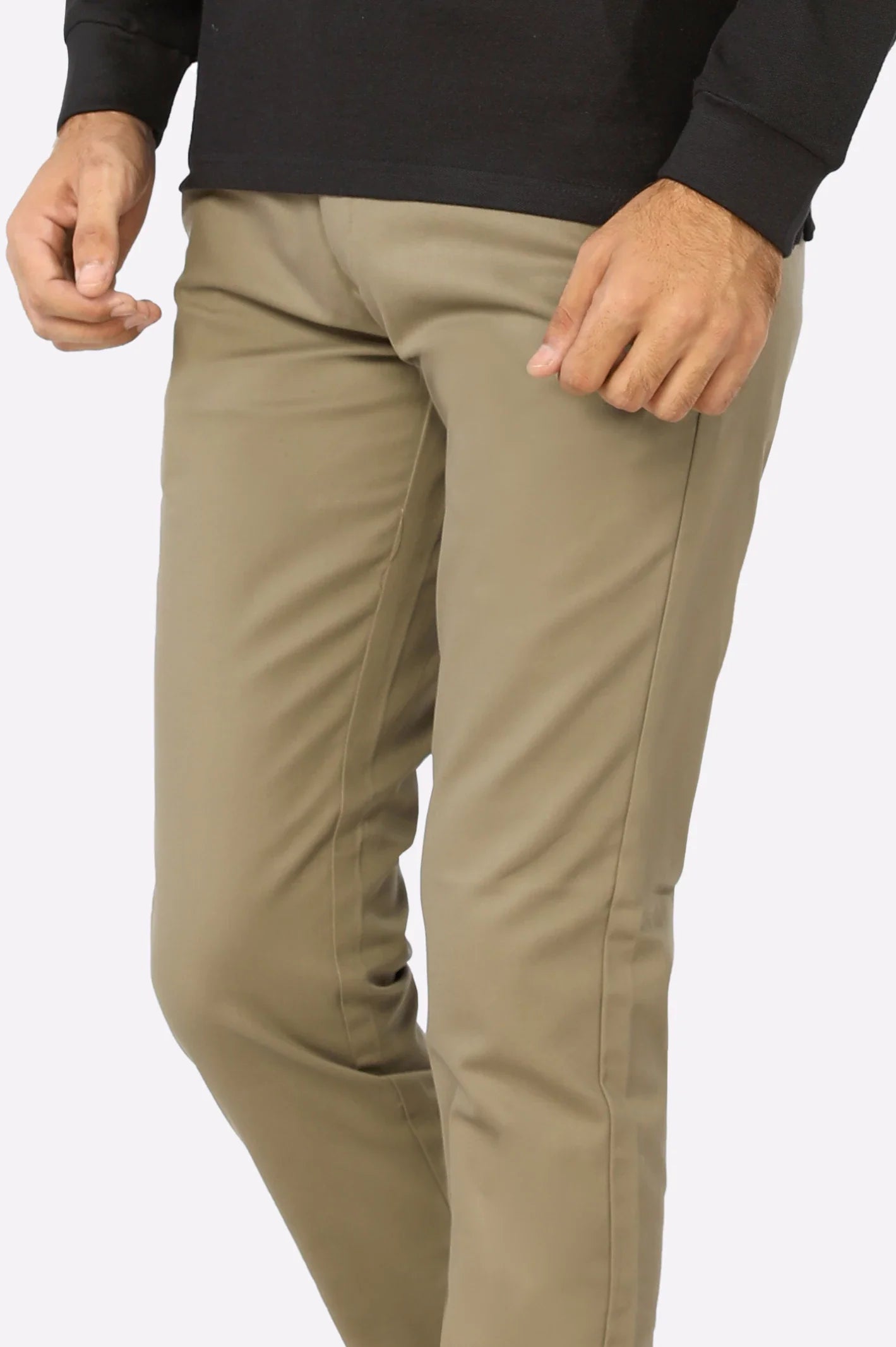 Brown Smart Fit Cotton Chino
