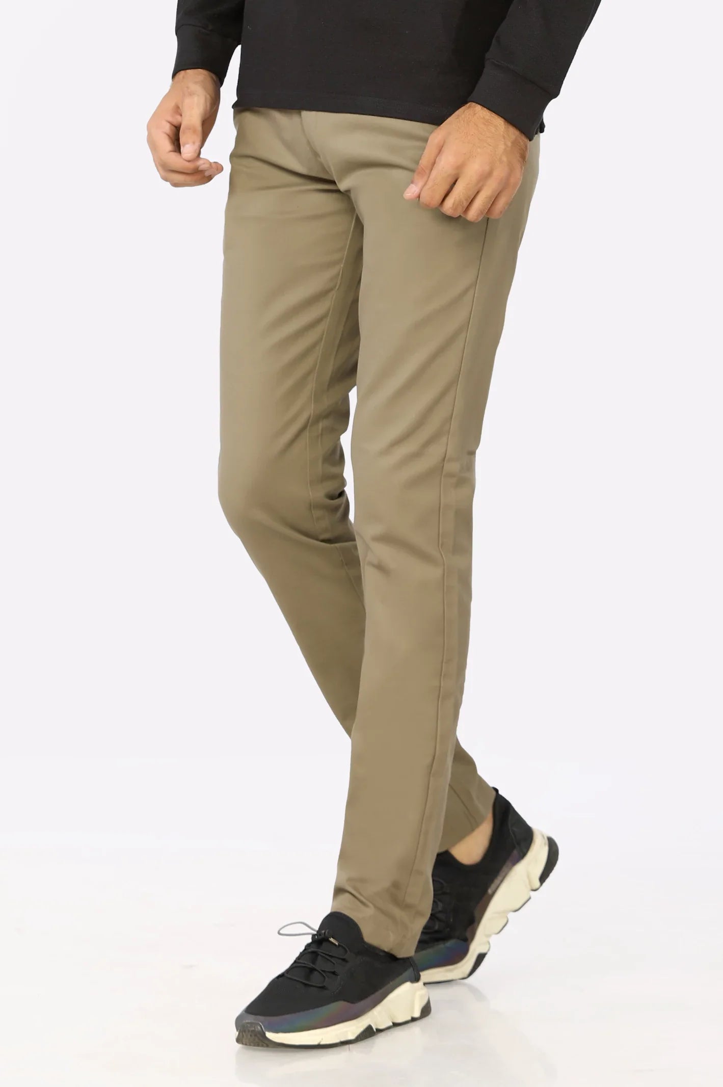 Brown Smart Fit Cotton Chino