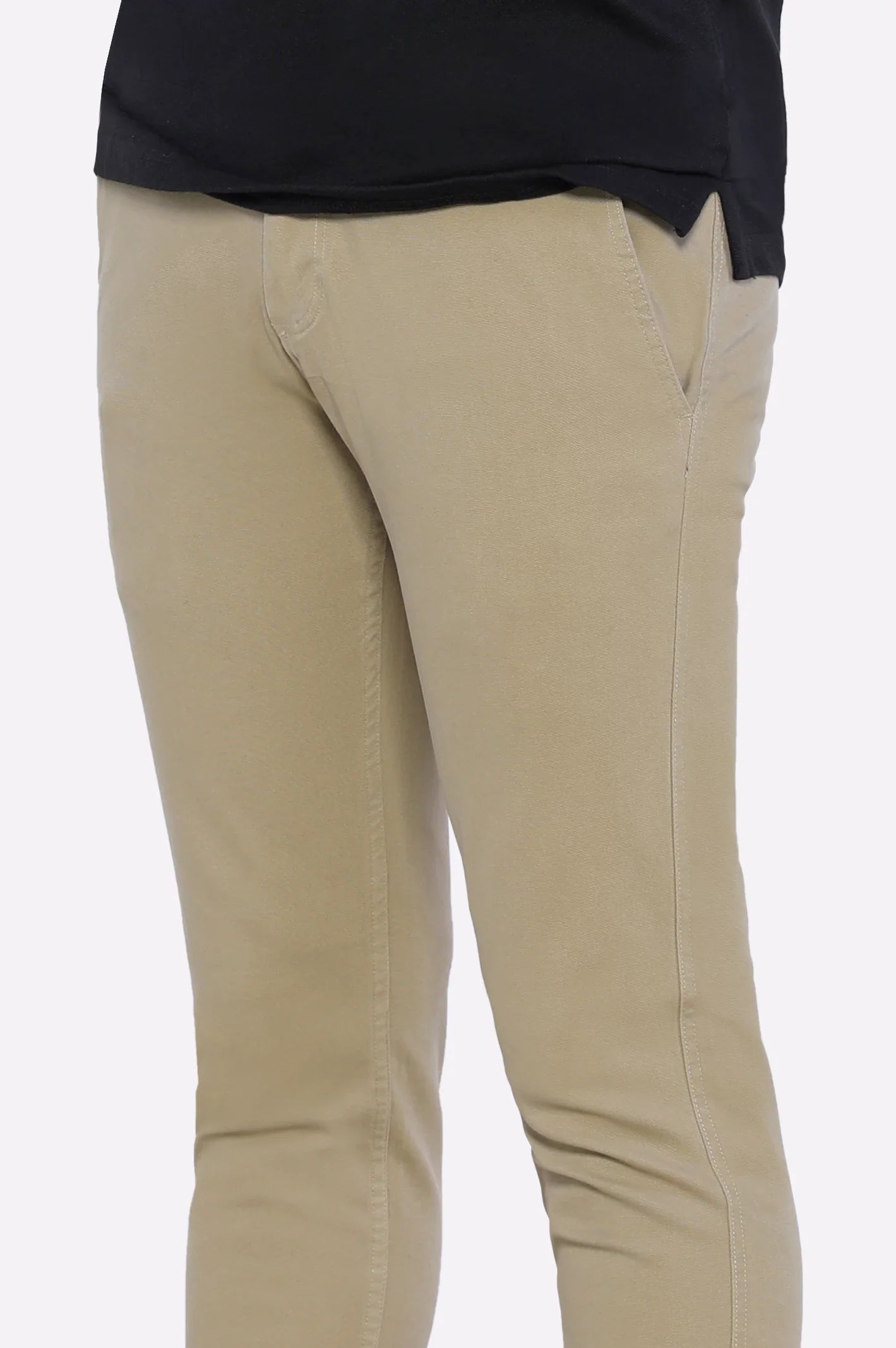 Khaki Smart Fit Cotton Chino