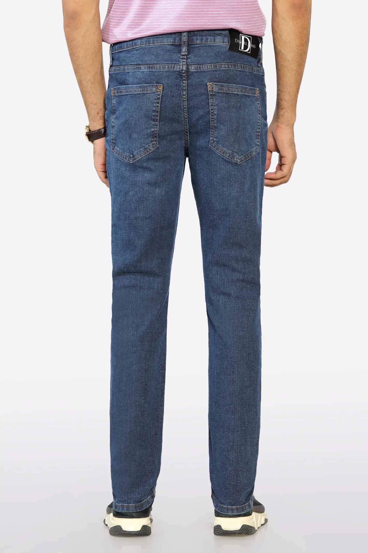 Dark Blue Modern Slim Fit Jeans