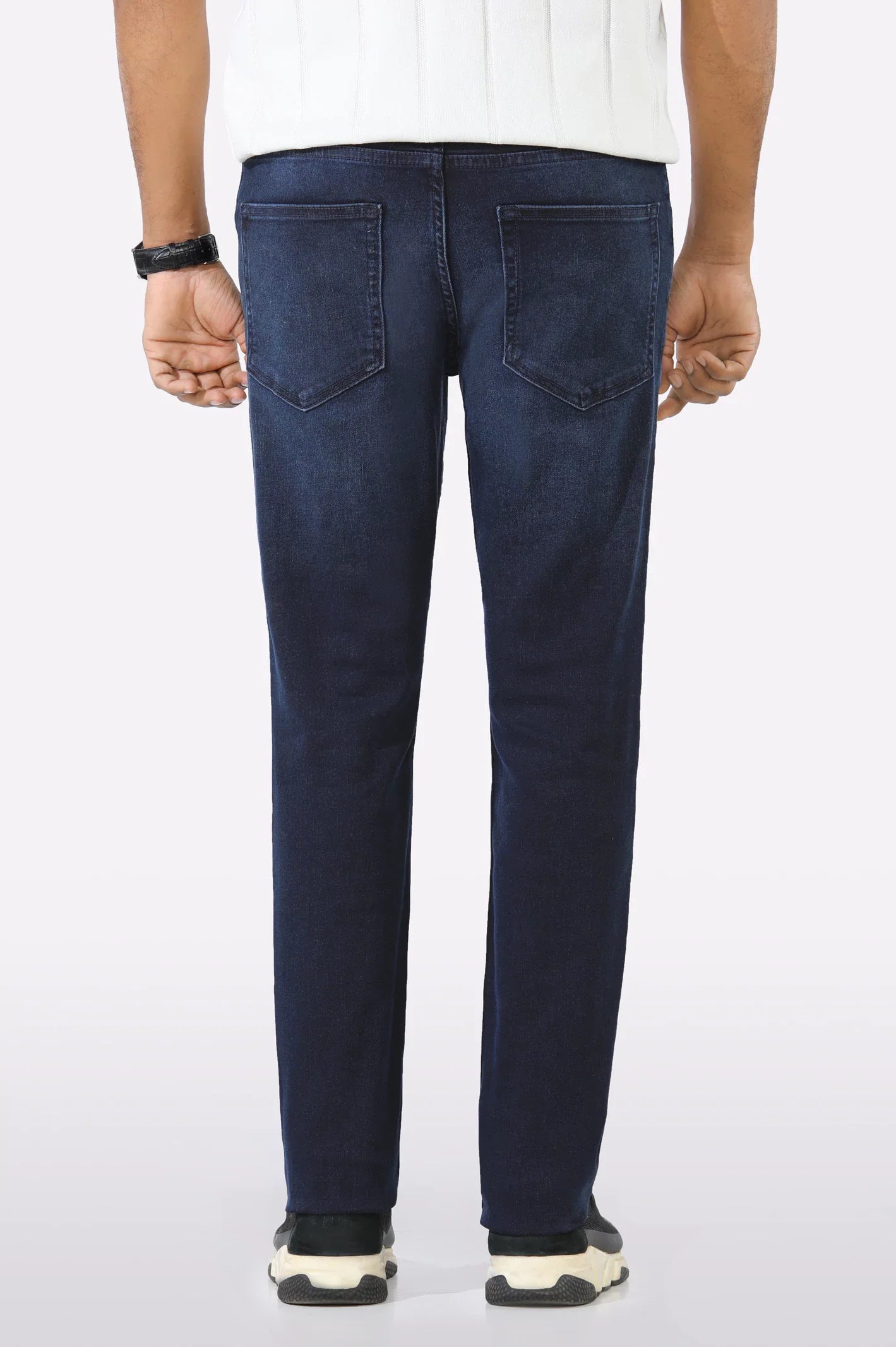 Dark Blue Modern Slim Fit Jeans