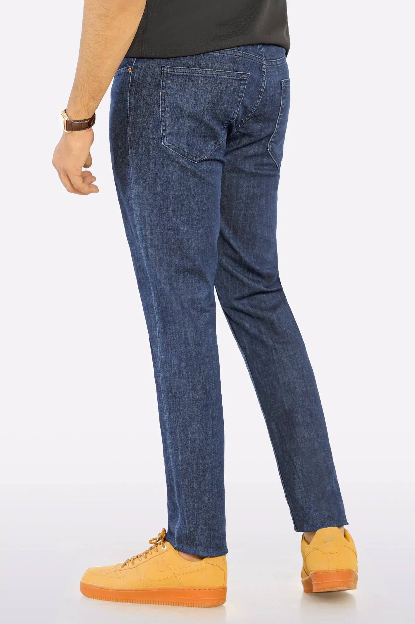 Dark Blue Modern Slim Fit Jeans