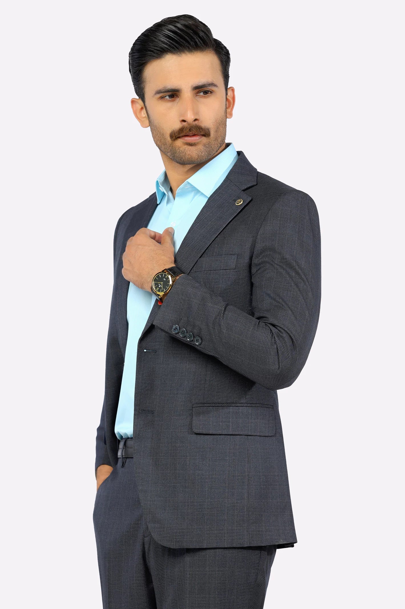 Dark Grey Formal 2PC Suit