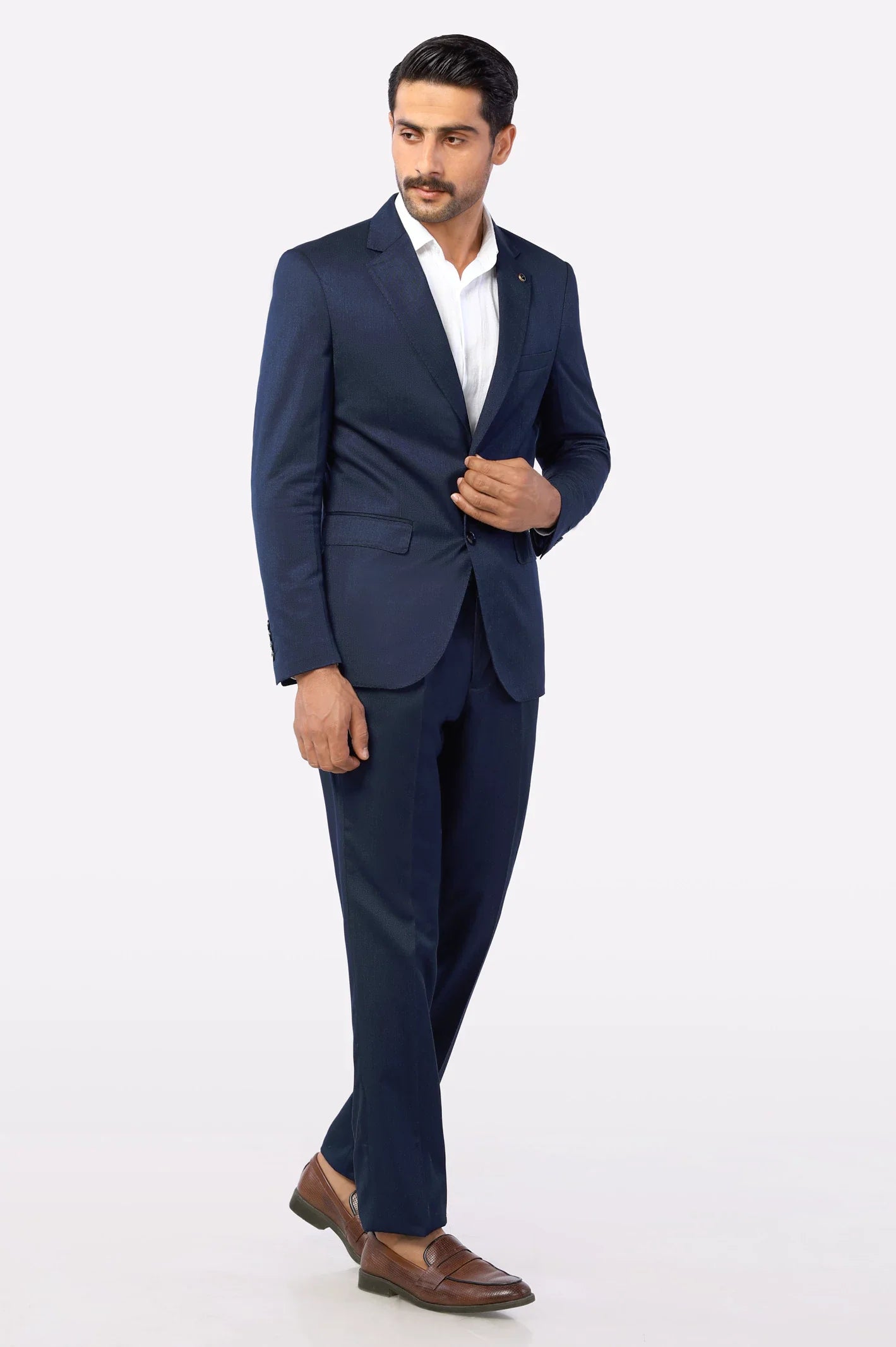 Navy Blue Formal 2PC Suit