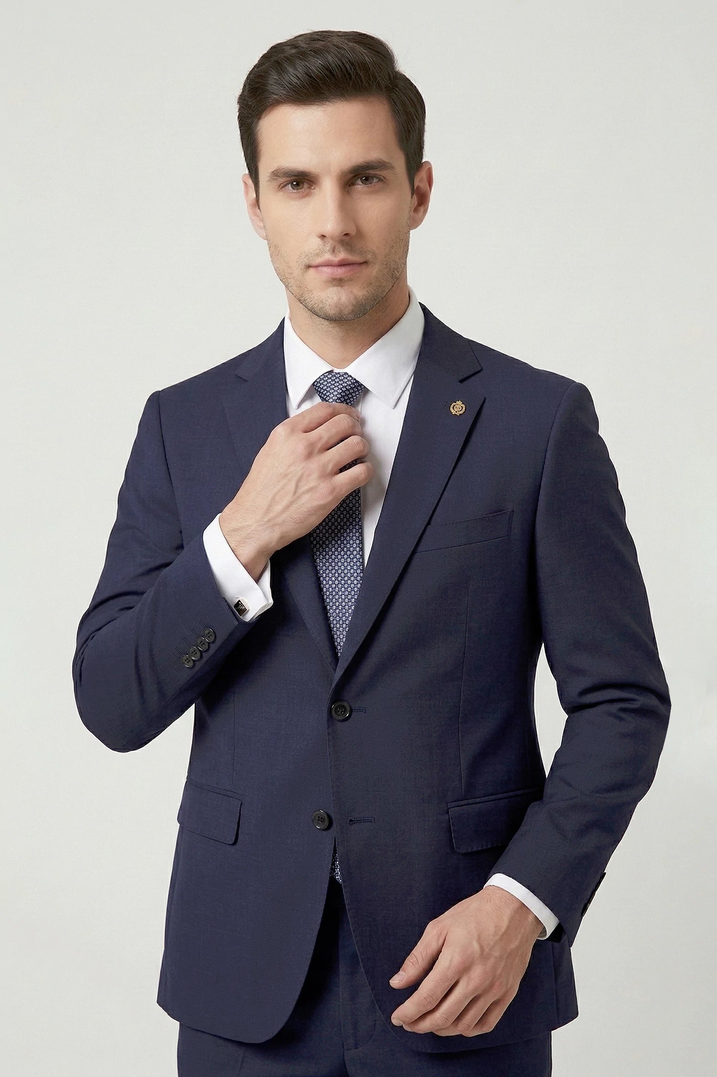Dark Blue Formal 2PC Suit