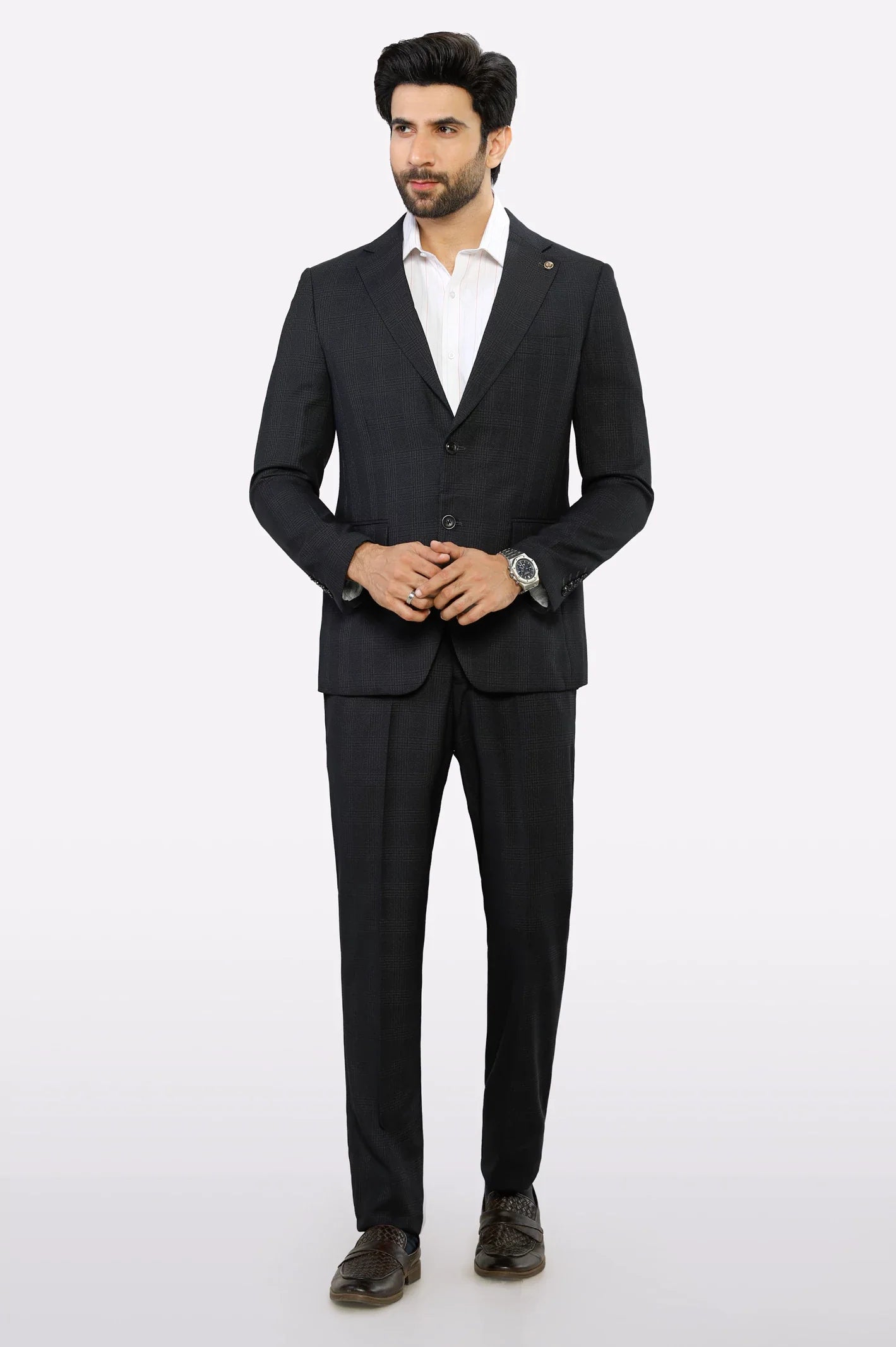 Dark Grey Formal 2PC Suit