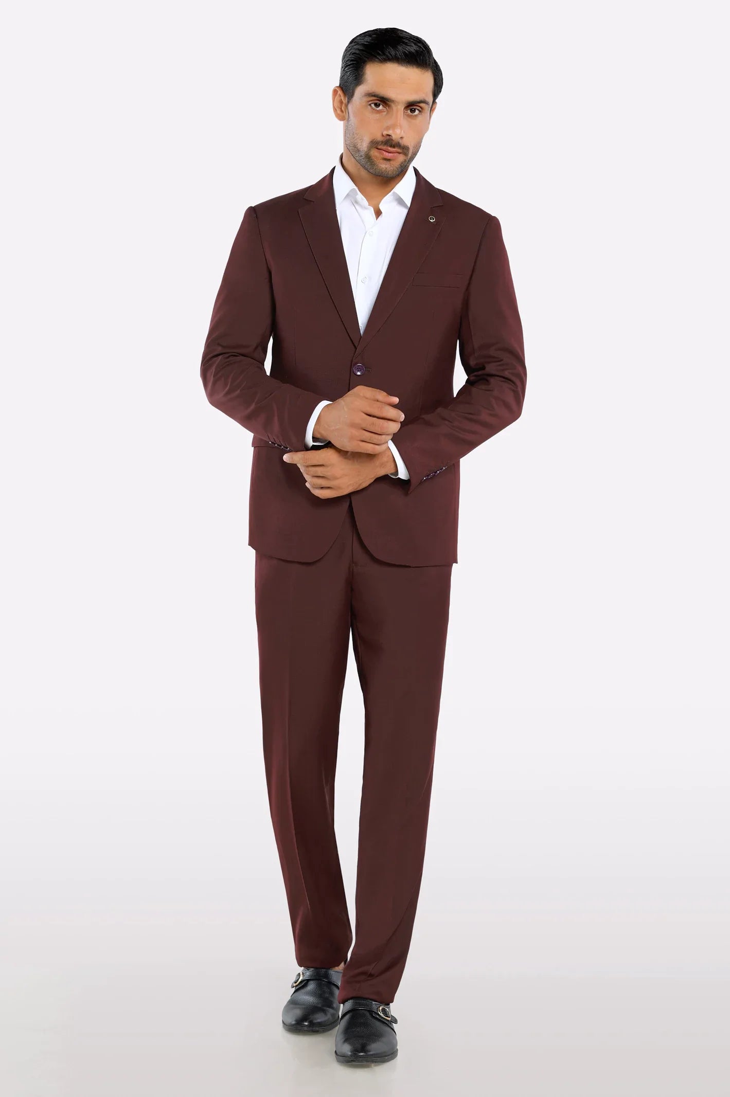 Maroon Formal 2PC Suit