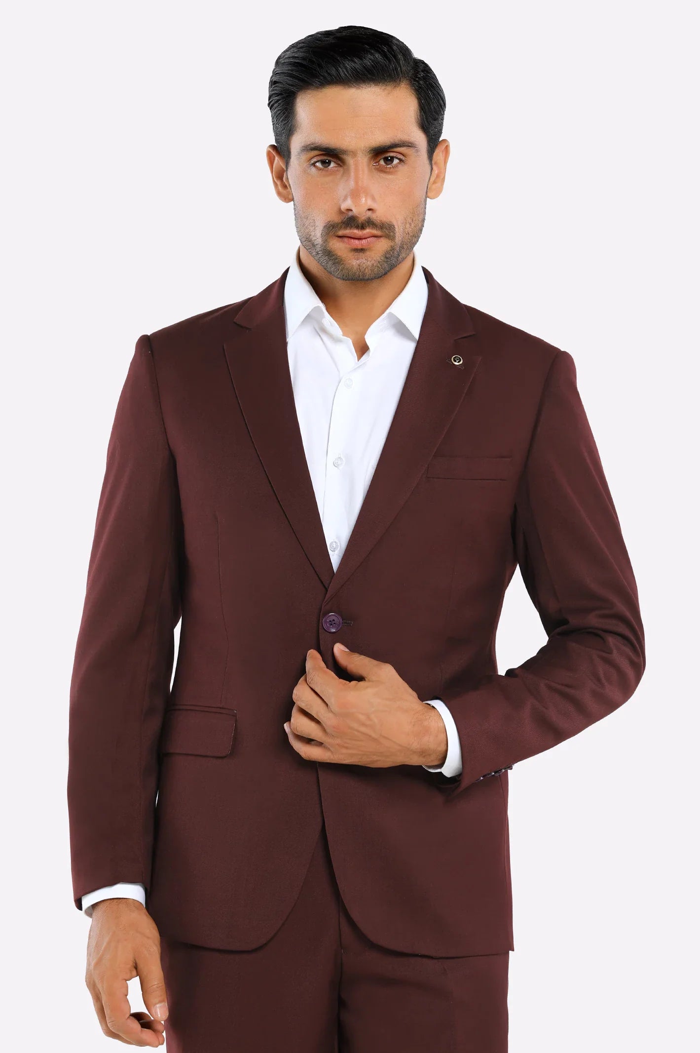 Maroon Formal 2PC Suit
