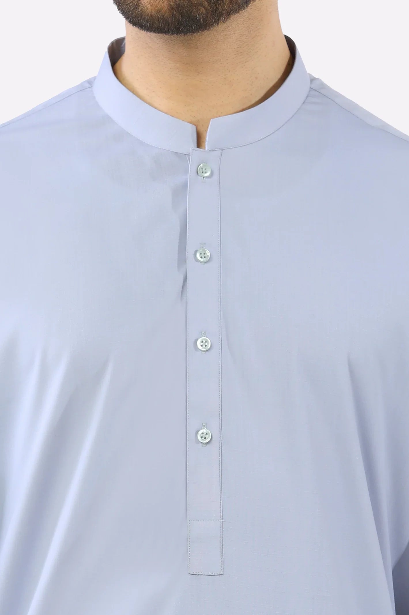 Light Grey Wash & Wear Shalwar Kameez