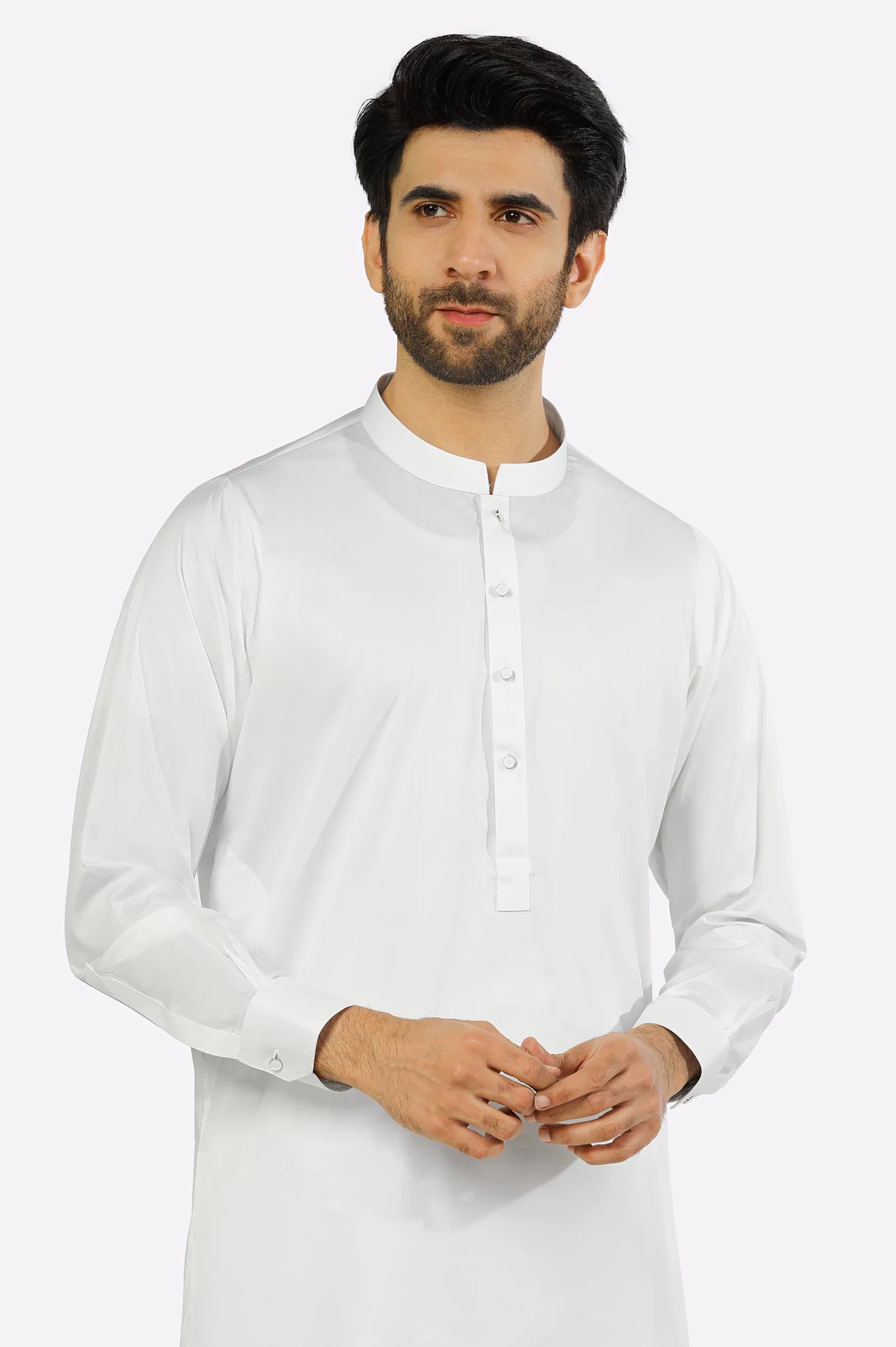 White Cotton Shalwar Kameez