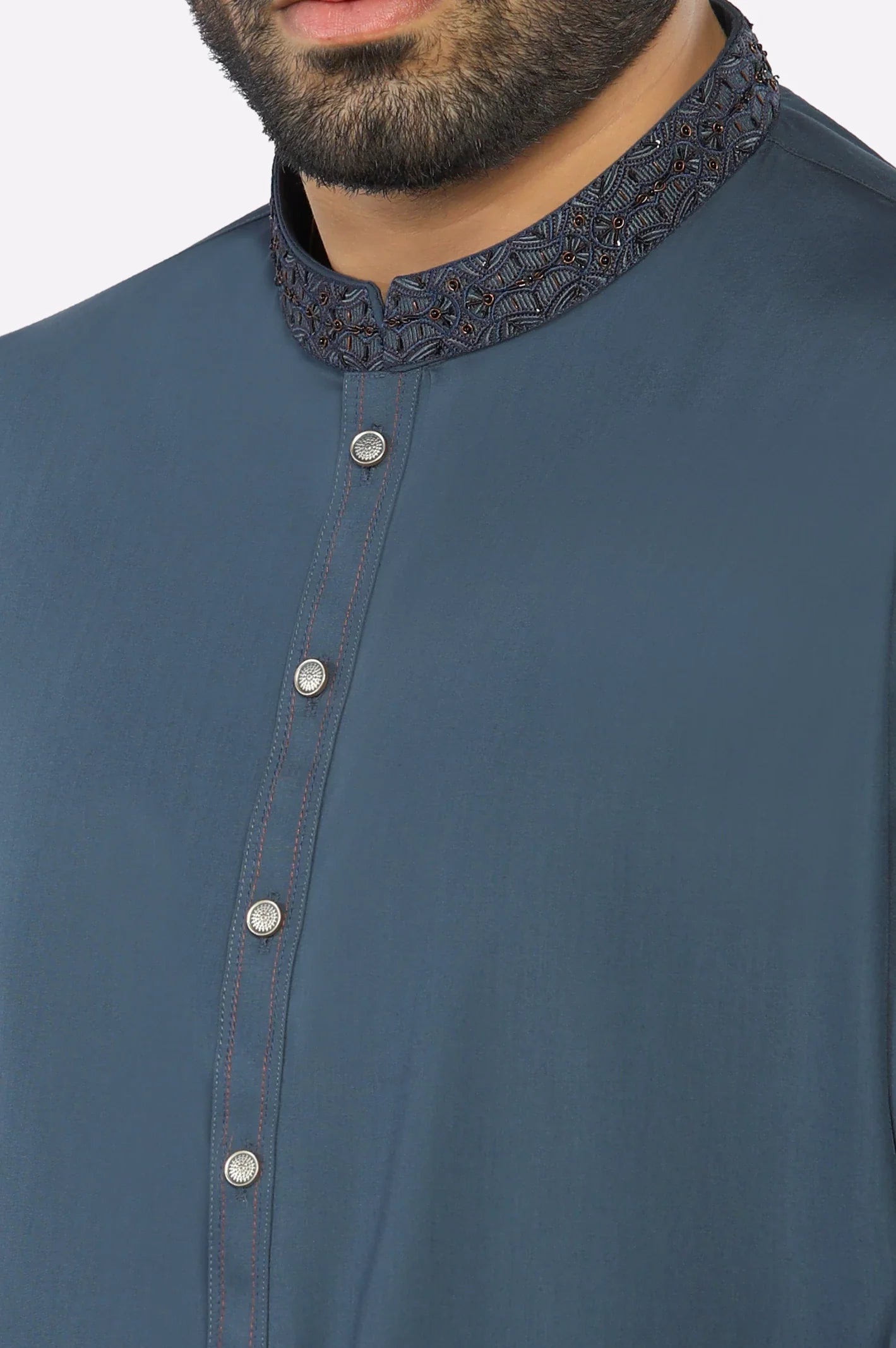 Blue Wash & Wear Shalwar Kameez