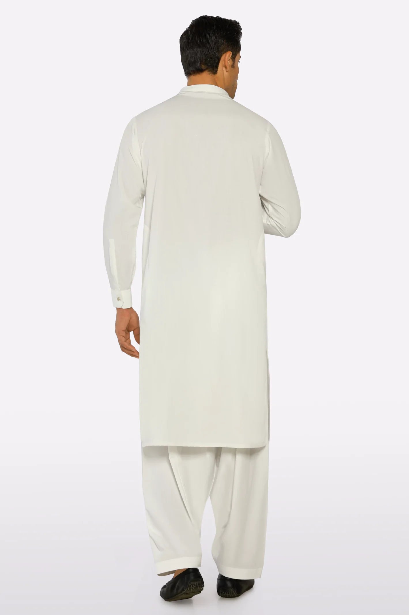 Off White Wash & Wear Shalwar Kameez