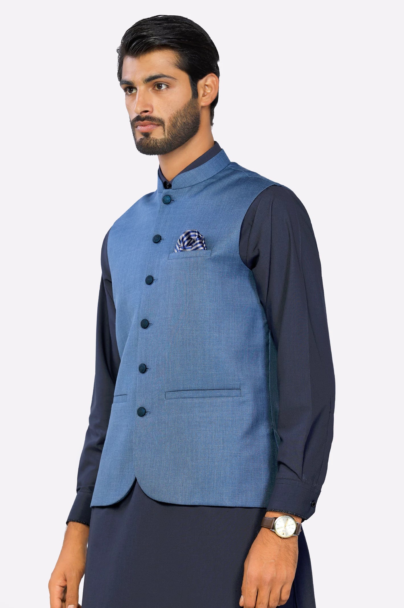 Blue Waistcoat