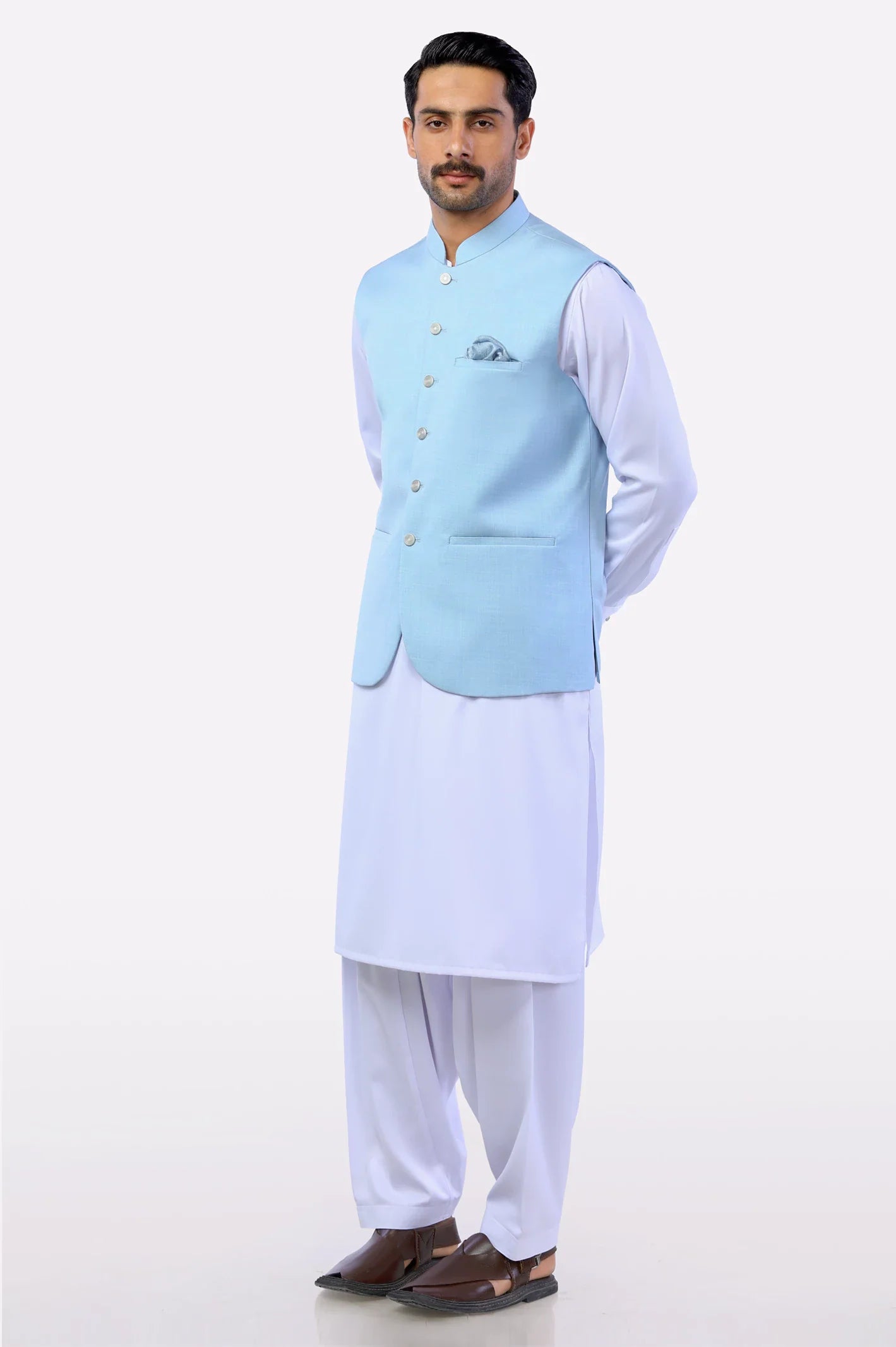 Sky Blue Waistcoat